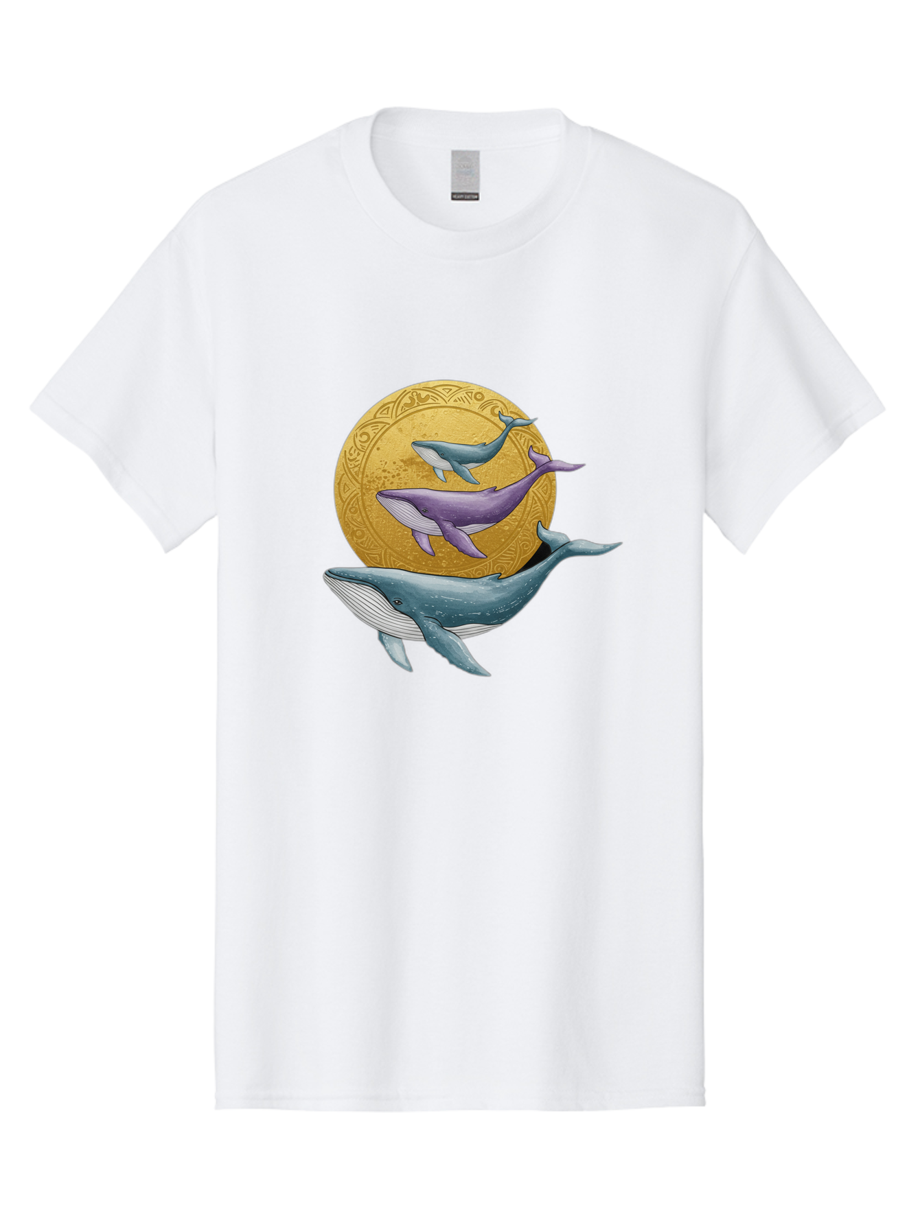 Three-Whales-1 Men'S Graphic Tee, 100% Cotton, Comfortable Casual Summer Wear, Machine Washable, Vintage Camera, Old Camera, Antique Camera, Black Camera, Classic Photography, Photography Equipment, Nostalgic Device, Film Camera, Camera Art Baj269