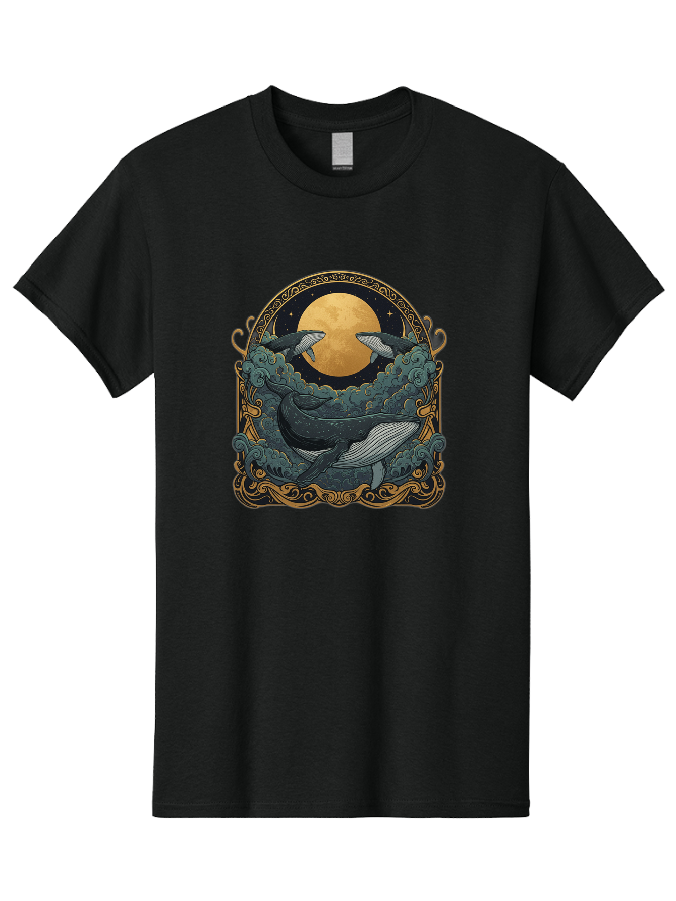 Three-Whales-2 Men'S Graphic Tee, 100% Cotton, Comfortable Casual Summer Wear, Machine Washable, Vintage Camera, Old Camera, Antique Camera, Black Camera, Classic Photography, Photography Equipment, Nostalgic Device, Film Camera, Camera Art Baj270
