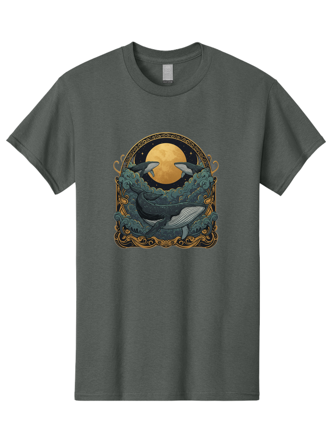 Three-Whales-2 Men'S Graphic Tee, 100% Cotton, Comfortable Casual Summer Wear, Machine Washable, Vintage Camera, Old Camera, Antique Camera, Black Camera, Classic Photography, Photography Equipment, Nostalgic Device, Film Camera, Camera Art Baj270