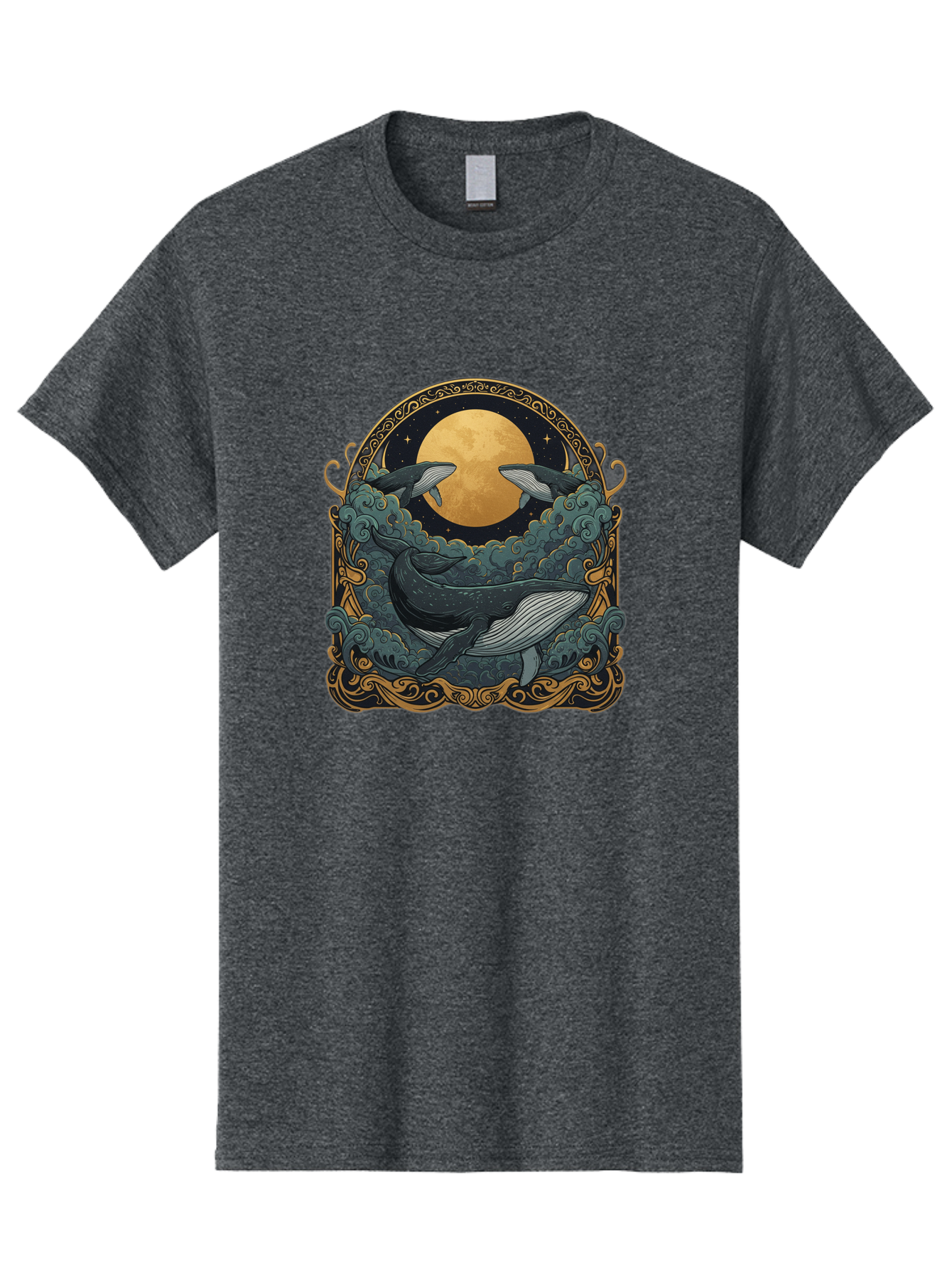 Three-Whales-2 Men'S Graphic Tee, 100% Cotton, Comfortable Casual Summer Wear, Machine Washable, Vintage Camera, Old Camera, Antique Camera, Black Camera, Classic Photography, Photography Equipment, Nostalgic Device, Film Camera, Camera Art Baj270