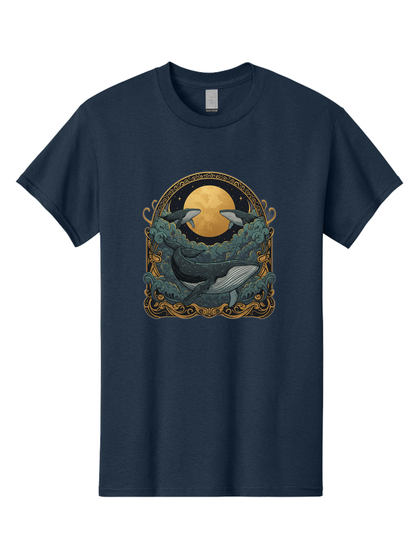 Three-Whales-2 Men'S Graphic Tee, 100% Cotton, Comfortable Casual Summer Wear, Machine Washable, Vintage Camera, Old Camera, Antique Camera, Black Camera, Classic Photography, Photography Equipment, Nostalgic Device, Film Camera, Camera Art Baj270
