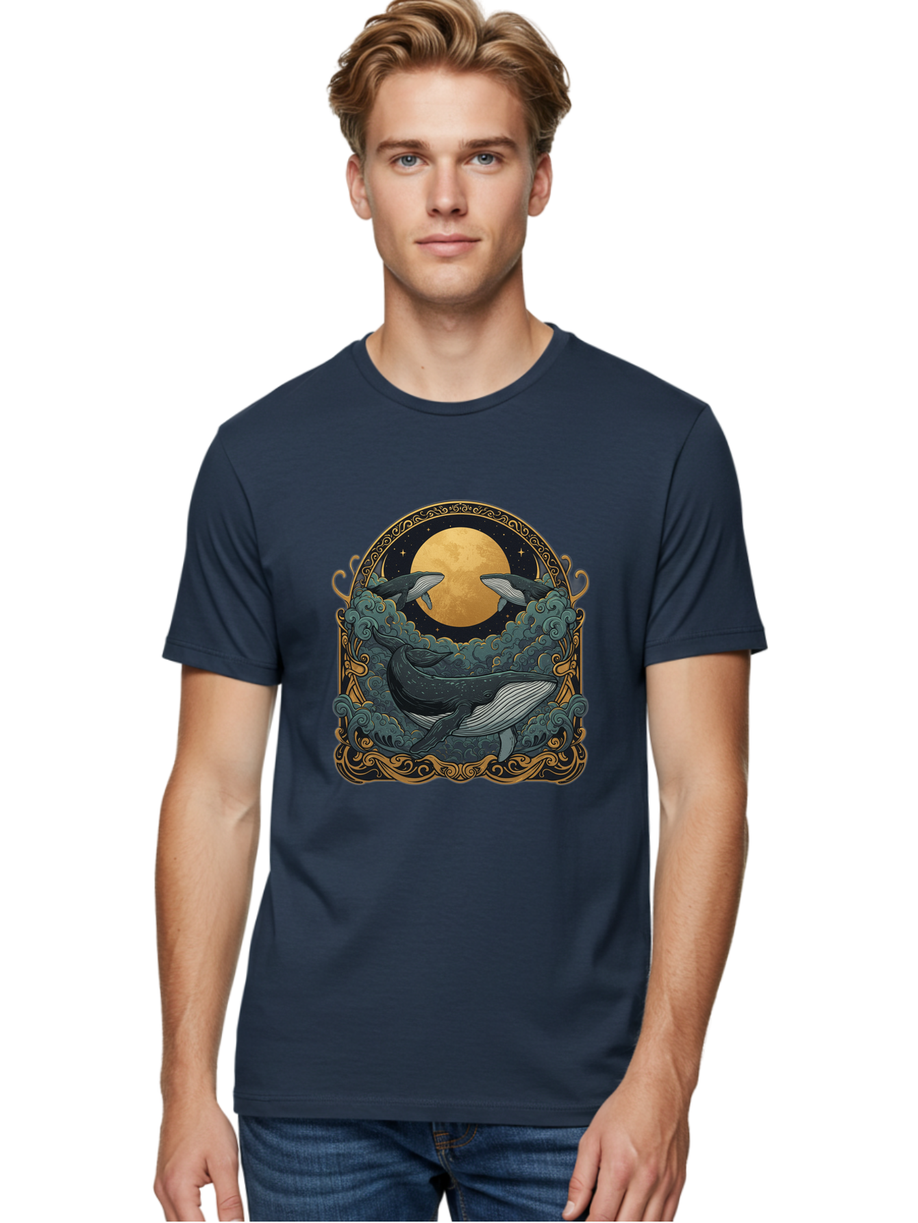 Three-Whales-2 Men'S Graphic Tee, 100% Cotton, Comfortable Casual Summer Wear, Machine Washable, Vintage Camera, Old Camera, Antique Camera, Black Camera, Classic Photography, Photography Equipment, Nostalgic Device, Film Camera, Camera Art Baj270