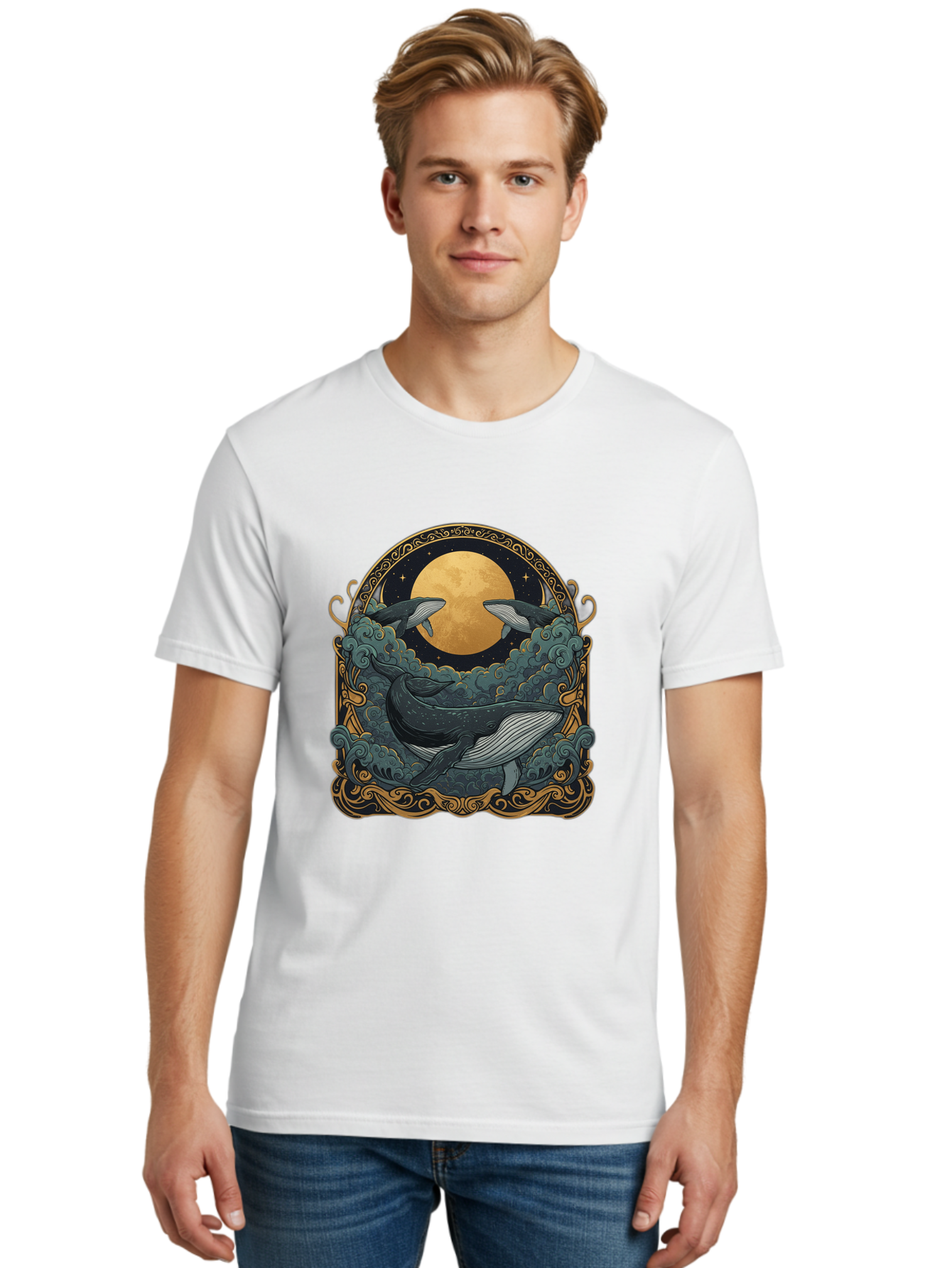 Three-Whales-2 Men'S Graphic Tee, 100% Cotton, Comfortable Casual Summer Wear, Machine Washable, Vintage Camera, Old Camera, Antique Camera, Black Camera, Classic Photography, Photography Equipment, Nostalgic Device, Film Camera, Camera Art Baj270