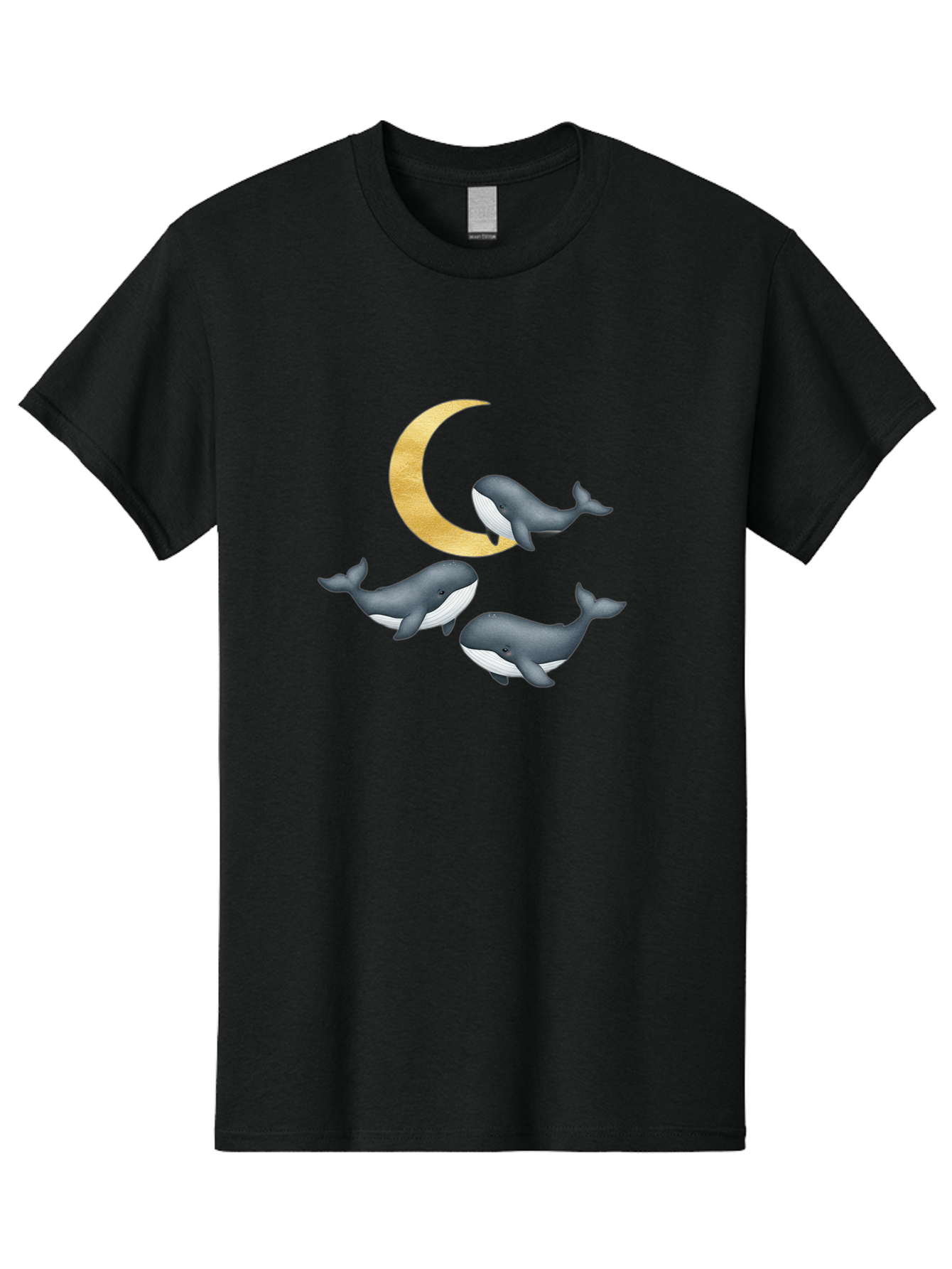 Three-Whales-And-Moon Men'S Graphic Tee, 100% Cotton, Comfortable Casual Summer Wear, Machine Washable, Vintage Camera, Old Camera, Antique Camera, Black Camera, Classic Photography, Photography Equipment, Nostalgic Device, Film Camera, Baj271