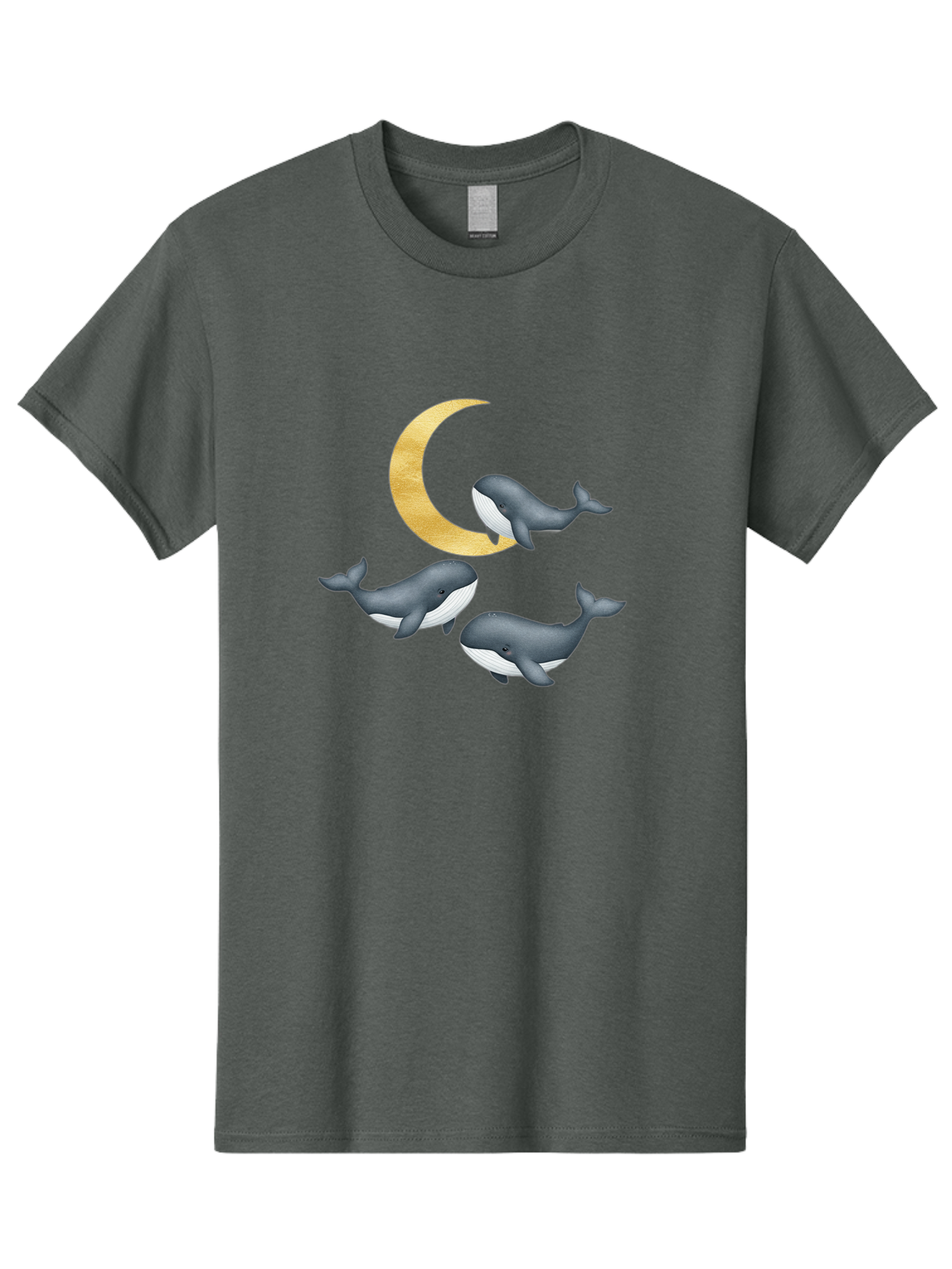 Three-Whales-And-Moon Men'S Graphic Tee, 100% Cotton, Comfortable Casual Summer Wear, Machine Washable, Vintage Camera, Old Camera, Antique Camera, Black Camera, Classic Photography, Photography Equipment, Nostalgic Device, Film Camera, Baj271