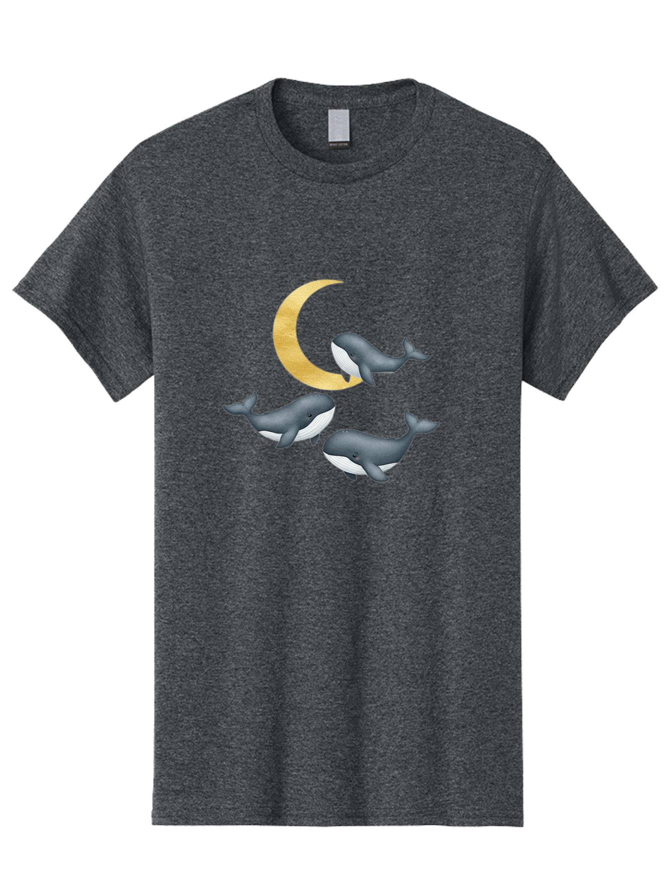 Three-Whales-And-Moon Men'S Graphic Tee, 100% Cotton, Comfortable Casual Summer Wear, Machine Washable, Vintage Camera, Old Camera, Antique Camera, Black Camera, Classic Photography, Photography Equipment, Nostalgic Device, Film Camera, Baj271