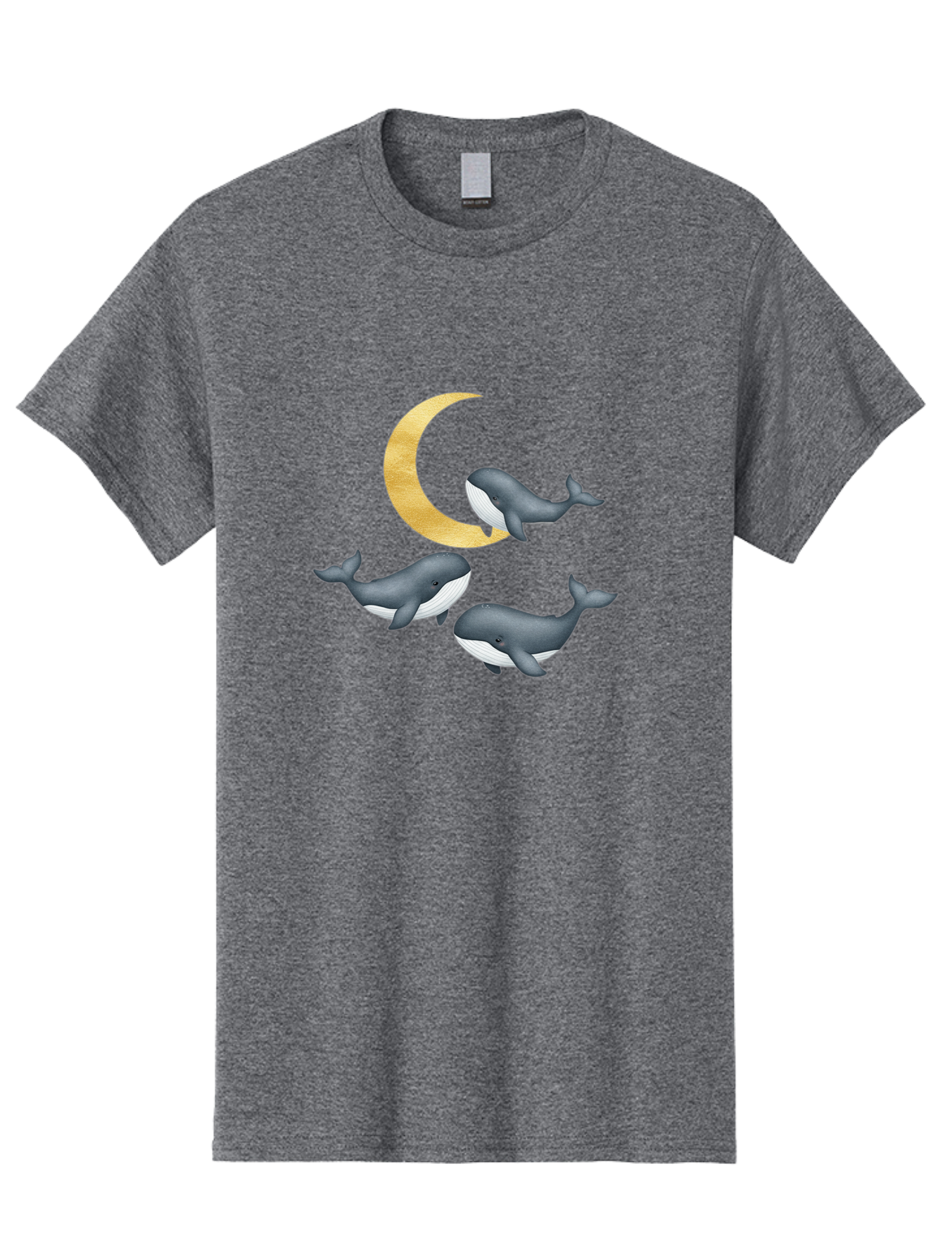 Three-Whales-And-Moon Men'S Graphic Tee, 100% Cotton, Comfortable Casual Summer Wear, Machine Washable, Vintage Camera, Old Camera, Antique Camera, Black Camera, Classic Photography, Photography Equipment, Nostalgic Device, Film Camera, Baj271