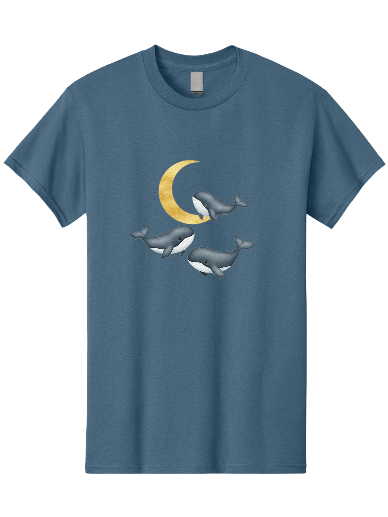 Three-Whales-And-Moon Men'S Graphic Tee, 100% Cotton, Comfortable Casual Summer Wear, Machine Washable, Vintage Camera, Old Camera, Antique Camera, Black Camera, Classic Photography, Photography Equipment, Nostalgic Device, Film Camera, Baj271