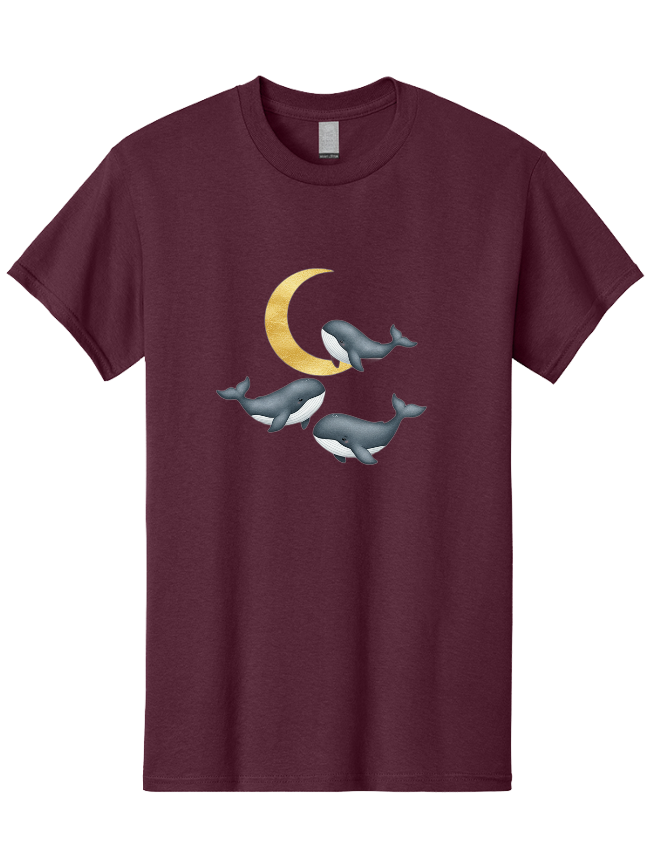 Three-Whales-And-Moon Men'S Graphic Tee, 100% Cotton, Comfortable Casual Summer Wear, Machine Washable, Vintage Camera, Old Camera, Antique Camera, Black Camera, Classic Photography, Photography Equipment, Nostalgic Device, Film Camera, Baj271
