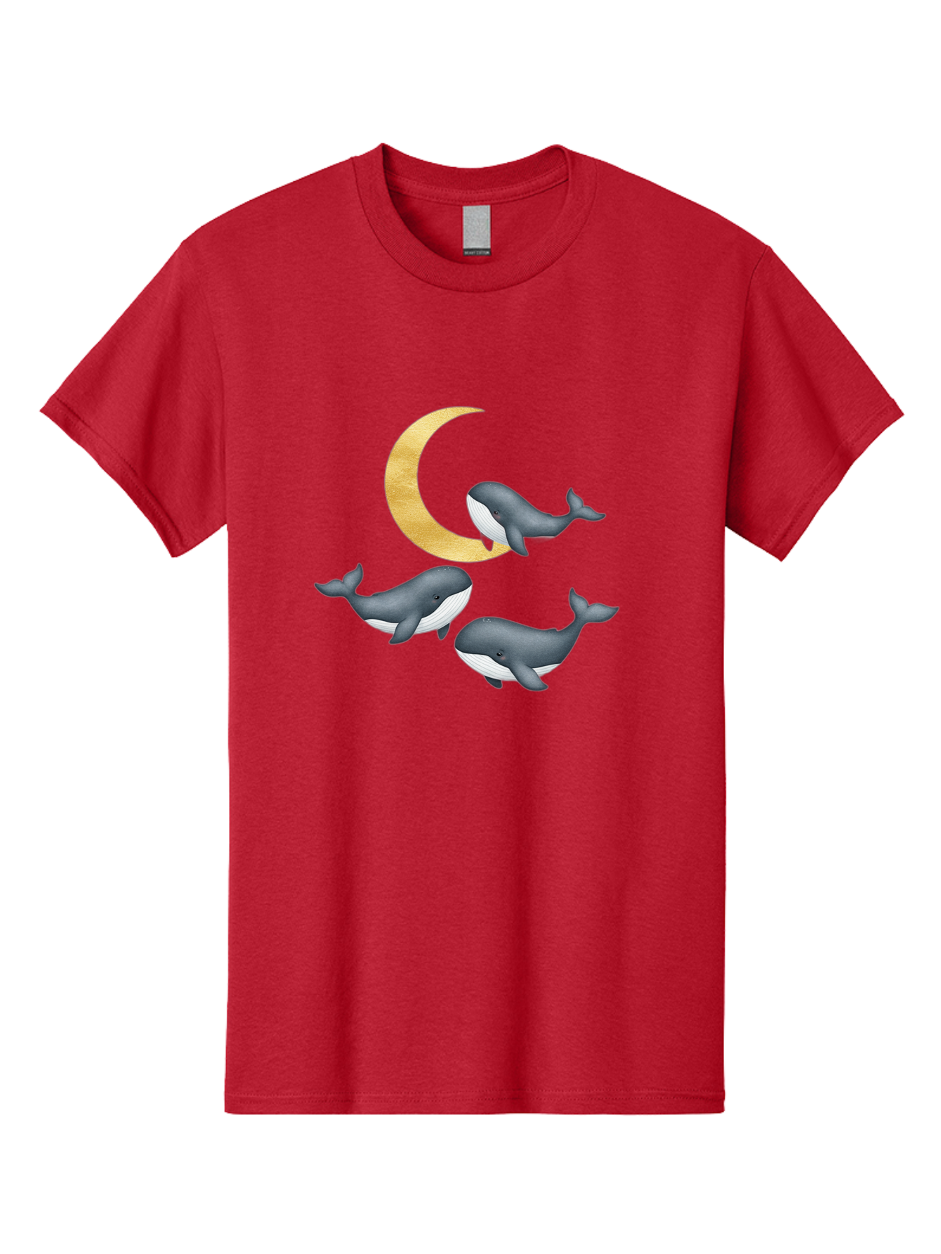 Three-Whales-And-Moon Men'S Graphic Tee, 100% Cotton, Comfortable Casual Summer Wear, Machine Washable, Vintage Camera, Old Camera, Antique Camera, Black Camera, Classic Photography, Photography Equipment, Nostalgic Device, Film Camera, Baj271