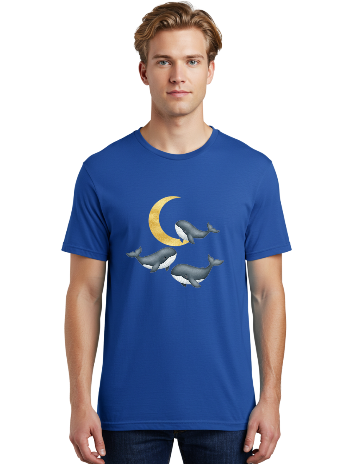 Three-Whales-And-Moon Men'S Graphic Tee, 100% Cotton, Comfortable Casual Summer Wear, Machine Washable, Vintage Camera, Old Camera, Antique Camera, Black Camera, Classic Photography, Photography Equipment, Nostalgic Device, Film Camera, Baj271