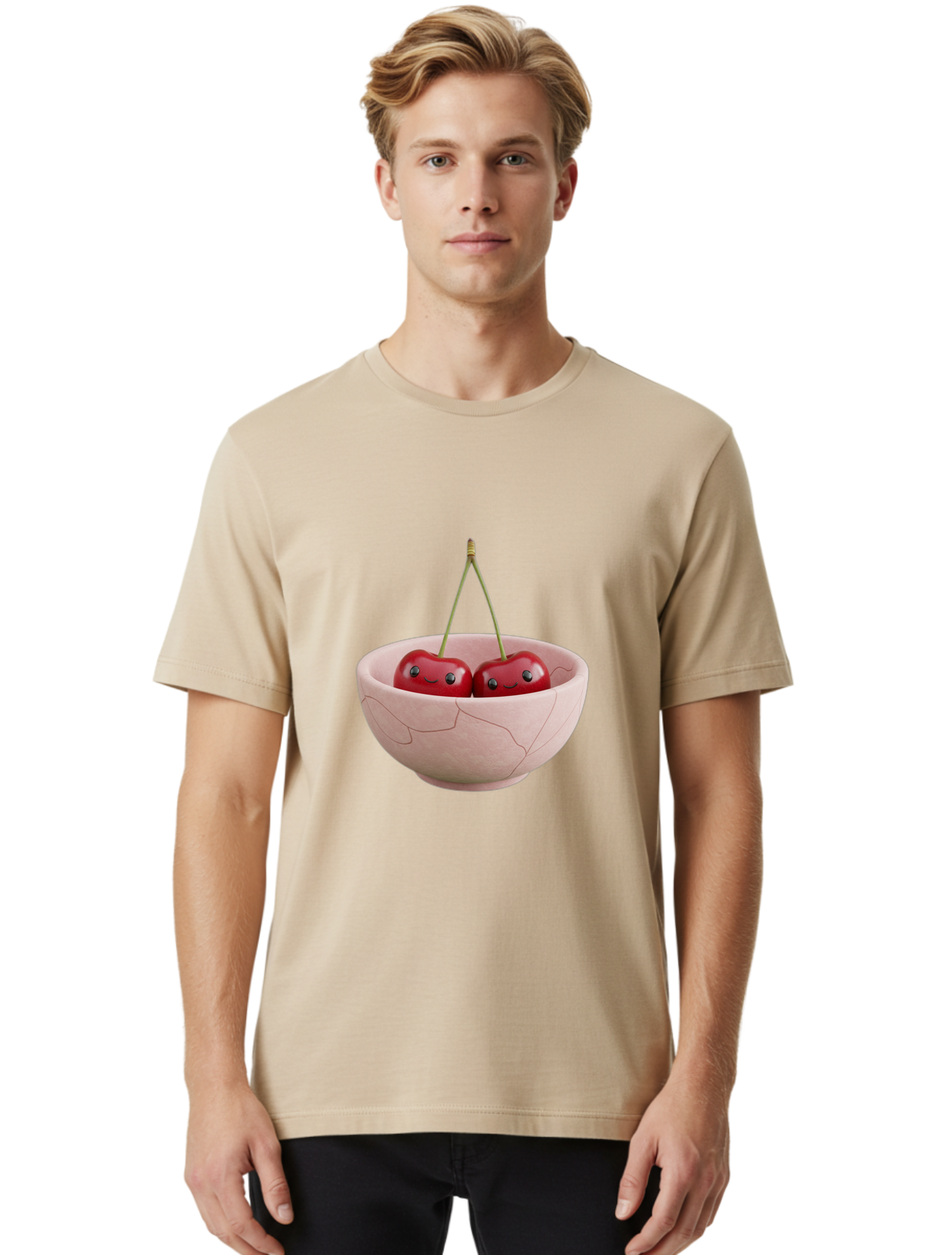 Tied-Cherries Men'S Graphic Tee, 100% Cotton, Comfortable Casual Summer Wear, Machine Washable, Vintage Camera, Old Camera, Antique Camera, Black Camera, Classic Photography, Photography Equipment, Nostalgic Device, Film Camera, Camera Art Baj273