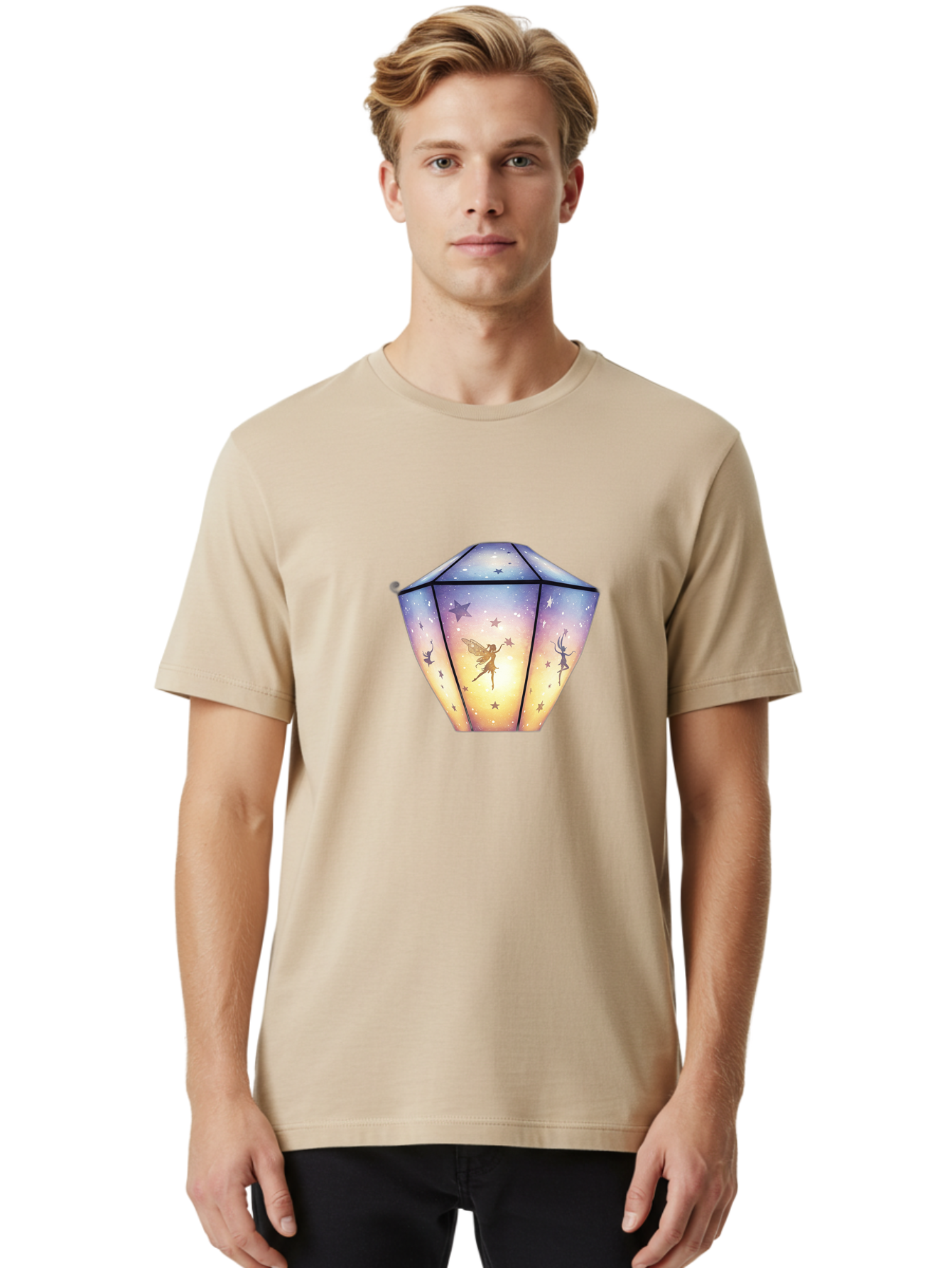 Tinkerbell-Lantern Men'S Graphic Tee, 100% Cotton, Comfortable Casual Summer Wear, Machine Washable, Vintage Camera, Old Camera, Antique Camera, Black Camera, Classic Photography, Photography Equipment, Nostalgic Device, Film Camera, Baj274