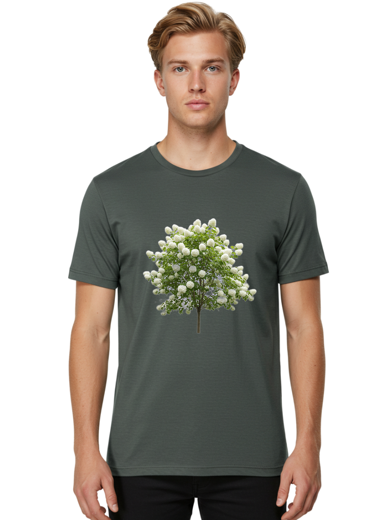 Tree-With-White-Flowers Men'S Graphic Tee, 100% Cotton, Comfortable Casual Summer Wear, Machine Washable, Vintage Camera, Old Camera, Antique Camera, Black Camera, Classic Photography, Photography Equipment, Nostalgic Device, Film Camera, Baj277