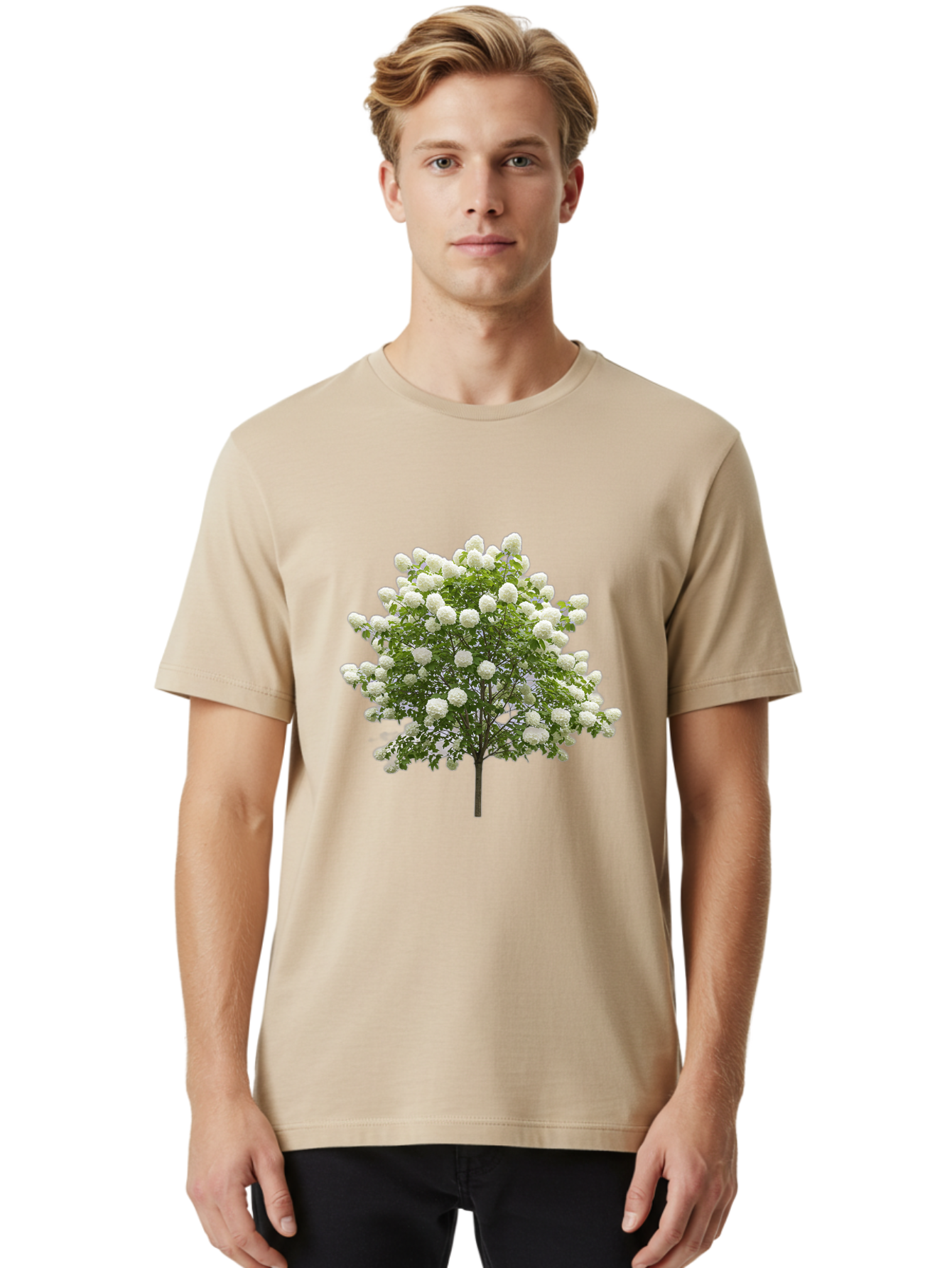 Tree-With-White-Flowers Men'S Graphic Tee, 100% Cotton, Comfortable Casual Summer Wear, Machine Washable, Vintage Camera, Old Camera, Antique Camera, Black Camera, Classic Photography, Photography Equipment, Nostalgic Device, Film Camera, Baj277