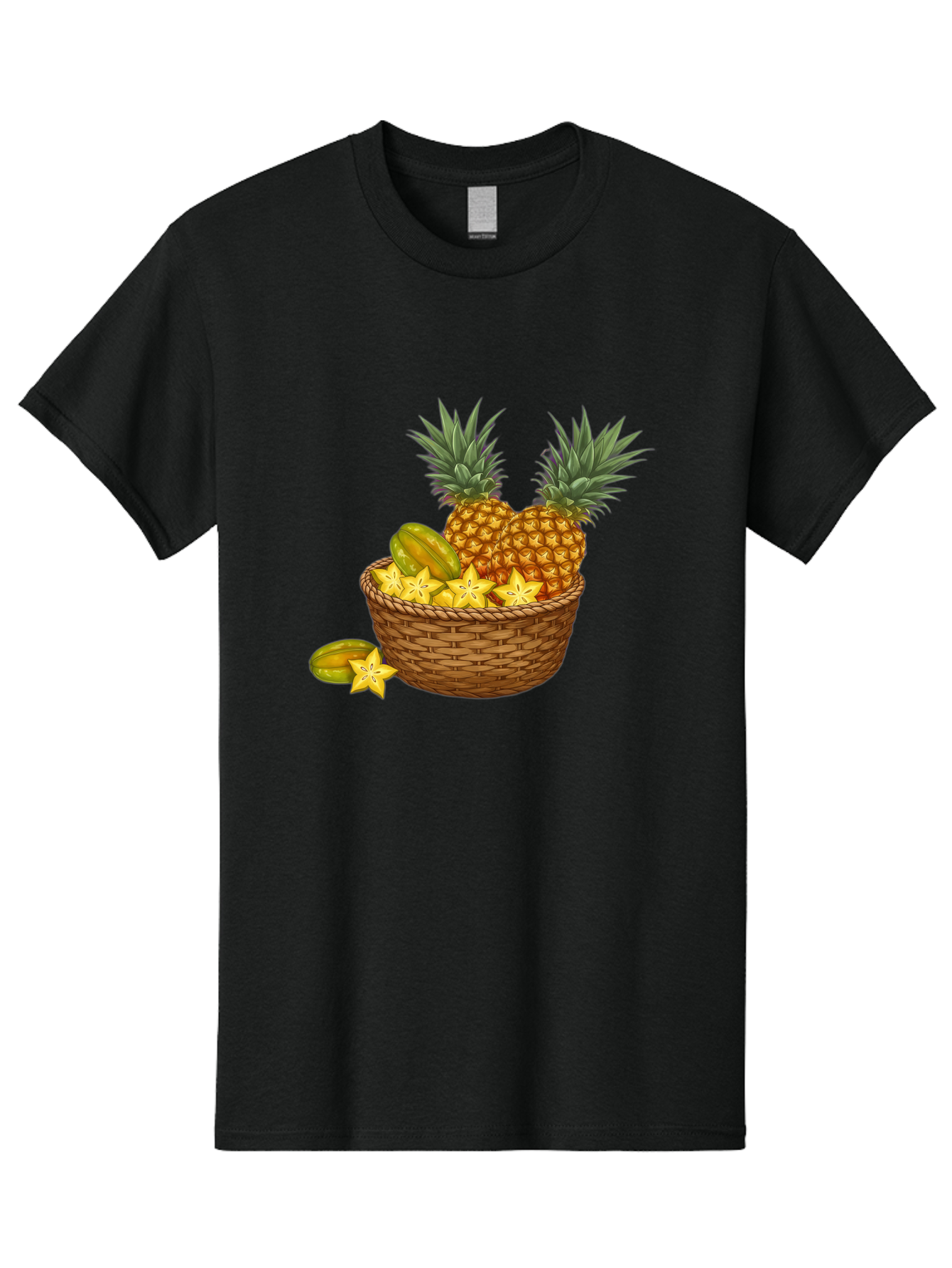 Tropical-Fruits-Basket Men'S Graphic Tee, 100% Cotton, Comfortable Casual Summer Wear, Machine Washable, Vintage Camera, Old Camera, Antique Camera, Black Camera, Classic Photography, Photography Equipment, Nostalgic Device, Film Camera, Baj279