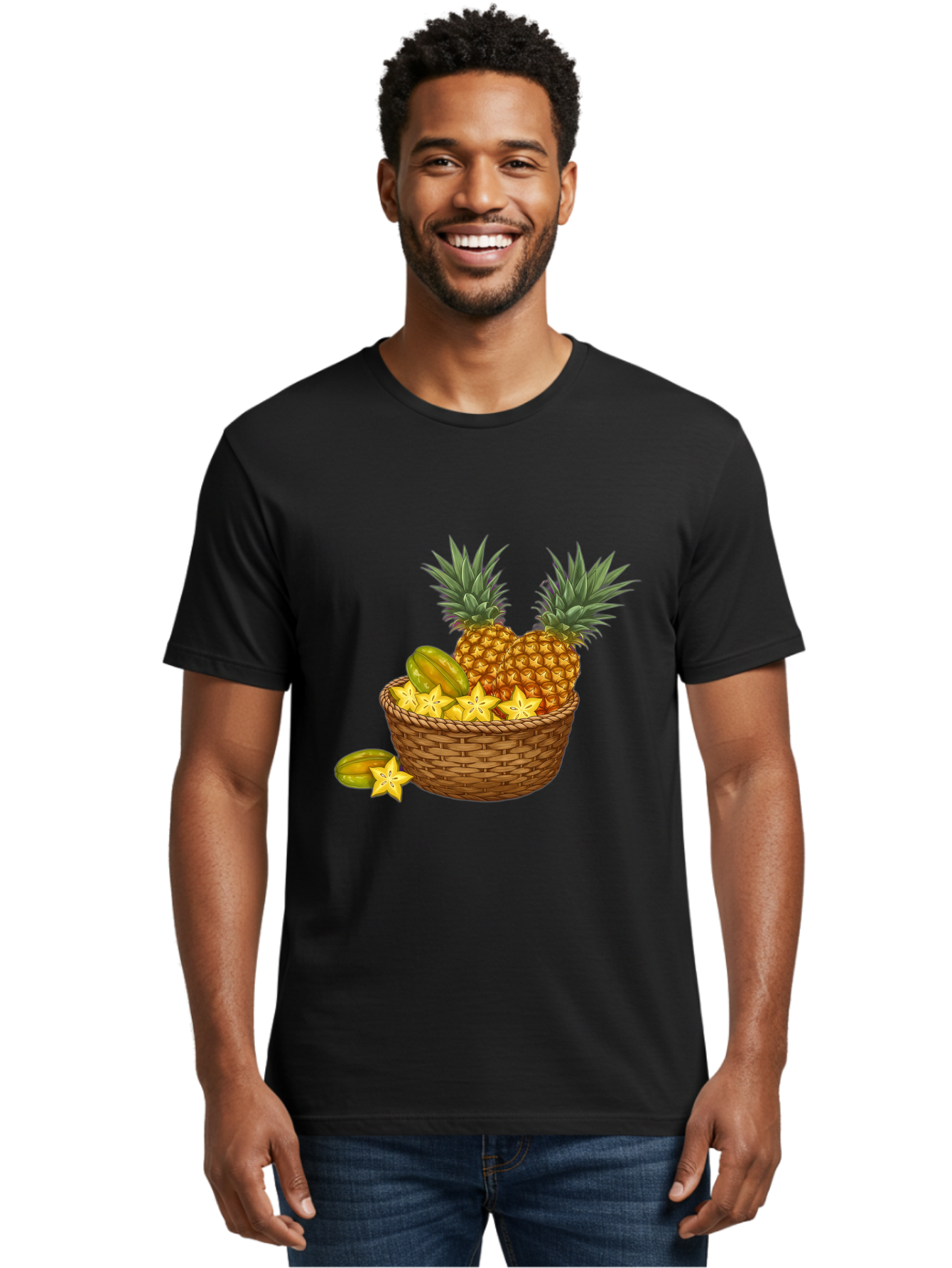 Tropical-Fruits-Basket Men'S Graphic Tee, 100% Cotton, Comfortable Casual Summer Wear, Machine Washable, Vintage Camera, Old Camera, Antique Camera, Black Camera, Classic Photography, Photography Equipment, Nostalgic Device, Film Camera, Baj279