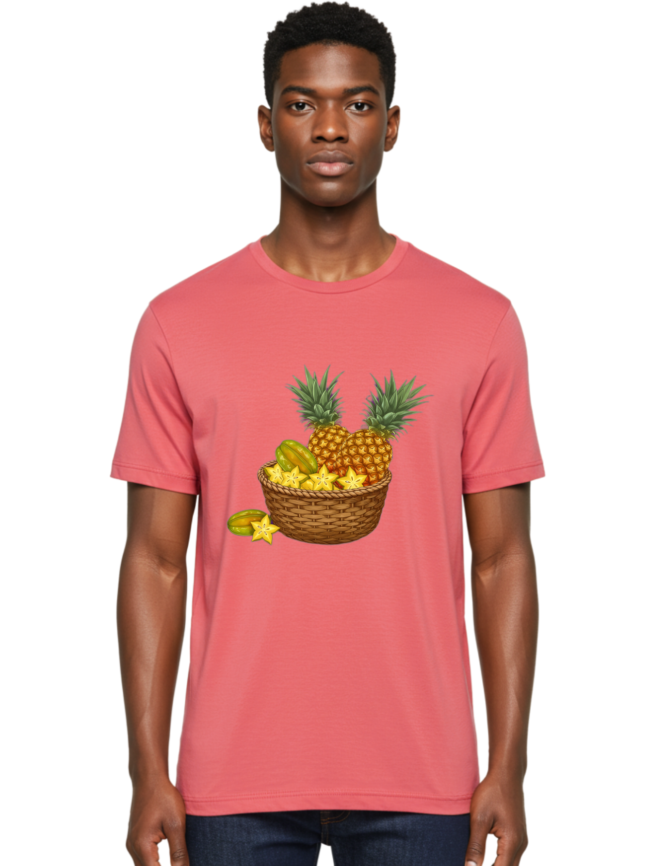 Tropical-Fruits-Basket Men'S Graphic Tee, 100% Cotton, Comfortable Casual Summer Wear, Machine Washable, Vintage Camera, Old Camera, Antique Camera, Black Camera, Classic Photography, Photography Equipment, Nostalgic Device, Film Camera, Baj279