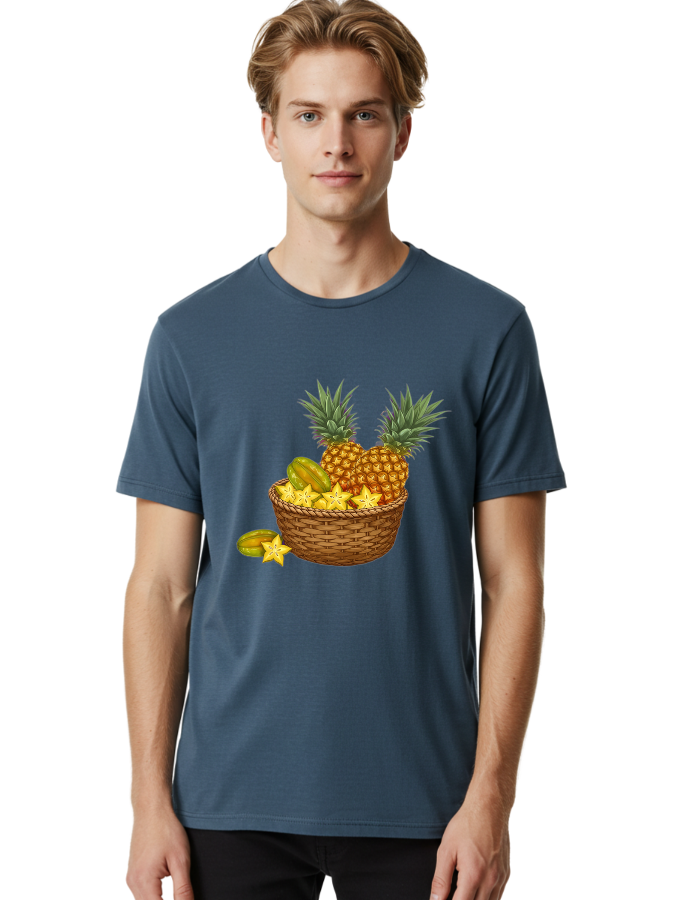 Tropical-Fruits-Basket Men'S Graphic Tee, 100% Cotton, Comfortable Casual Summer Wear, Machine Washable, Vintage Camera, Old Camera, Antique Camera, Black Camera, Classic Photography, Photography Equipment, Nostalgic Device, Film Camera, Baj279
