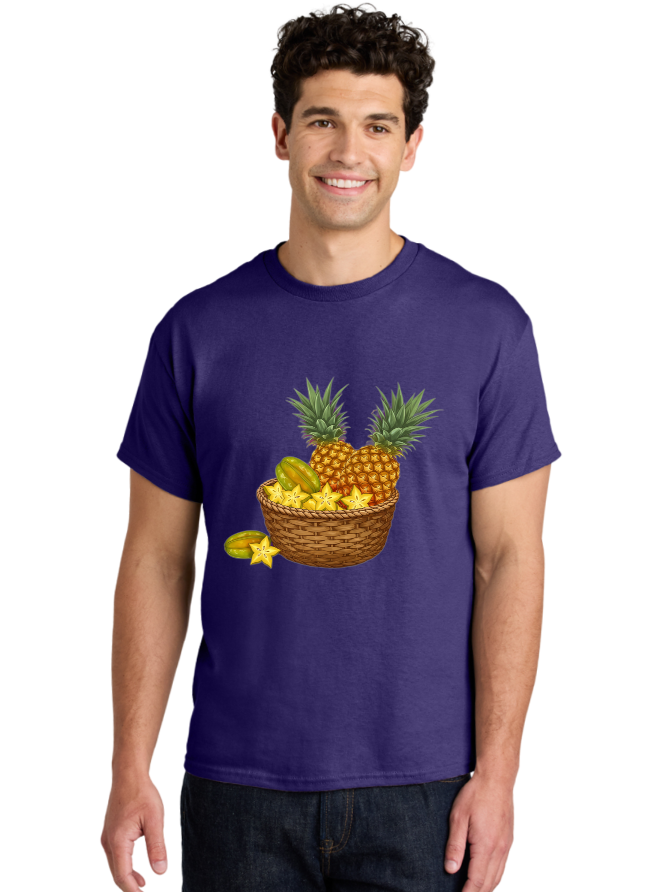 Tropical-Fruits-Basket Men'S Graphic Tee, 100% Cotton, Comfortable Casual Summer Wear, Machine Washable, Vintage Camera, Old Camera, Antique Camera, Black Camera, Classic Photography, Photography Equipment, Nostalgic Device, Film Camera, Baj279
