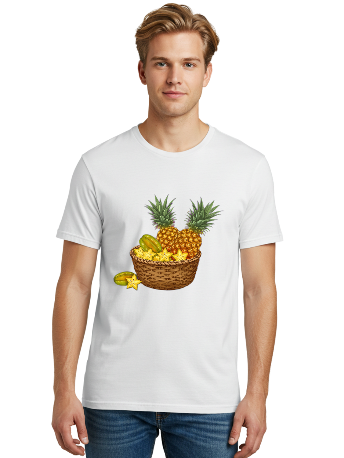Tropical-Fruits-Basket Men'S Graphic Tee, 100% Cotton, Comfortable Casual Summer Wear, Machine Washable, Vintage Camera, Old Camera, Antique Camera, Black Camera, Classic Photography, Photography Equipment, Nostalgic Device, Film Camera, Baj279