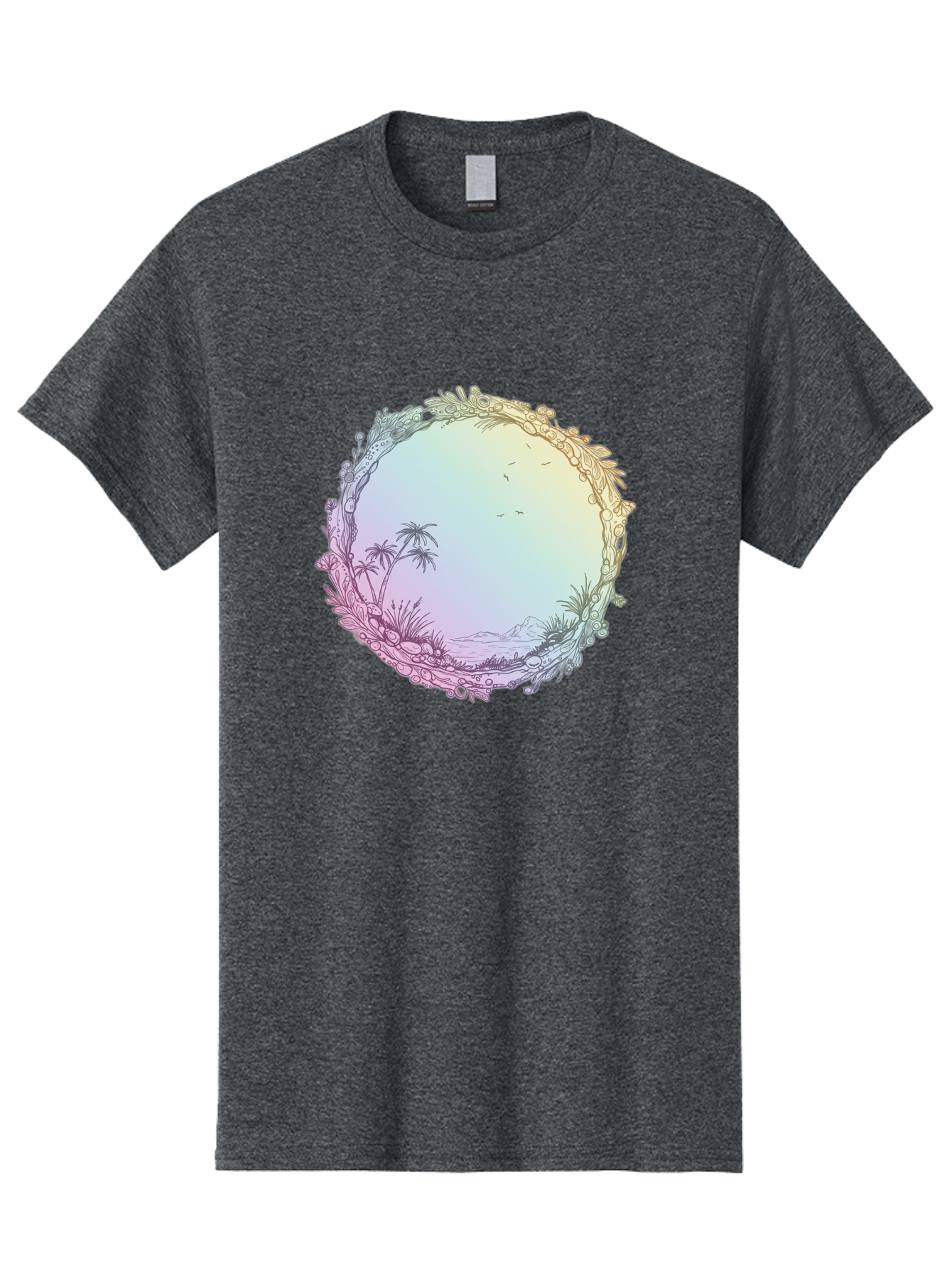 Tropical-Landscape Men'S Graphic Tee, 100% Cotton, Comfortable Casual Summer Wear, Machine Washable, Vintage Camera, Old Camera, Antique Camera, Black Camera, Classic Photography, Photography Equipment, Nostalgic Device, Film Camera, Baj280