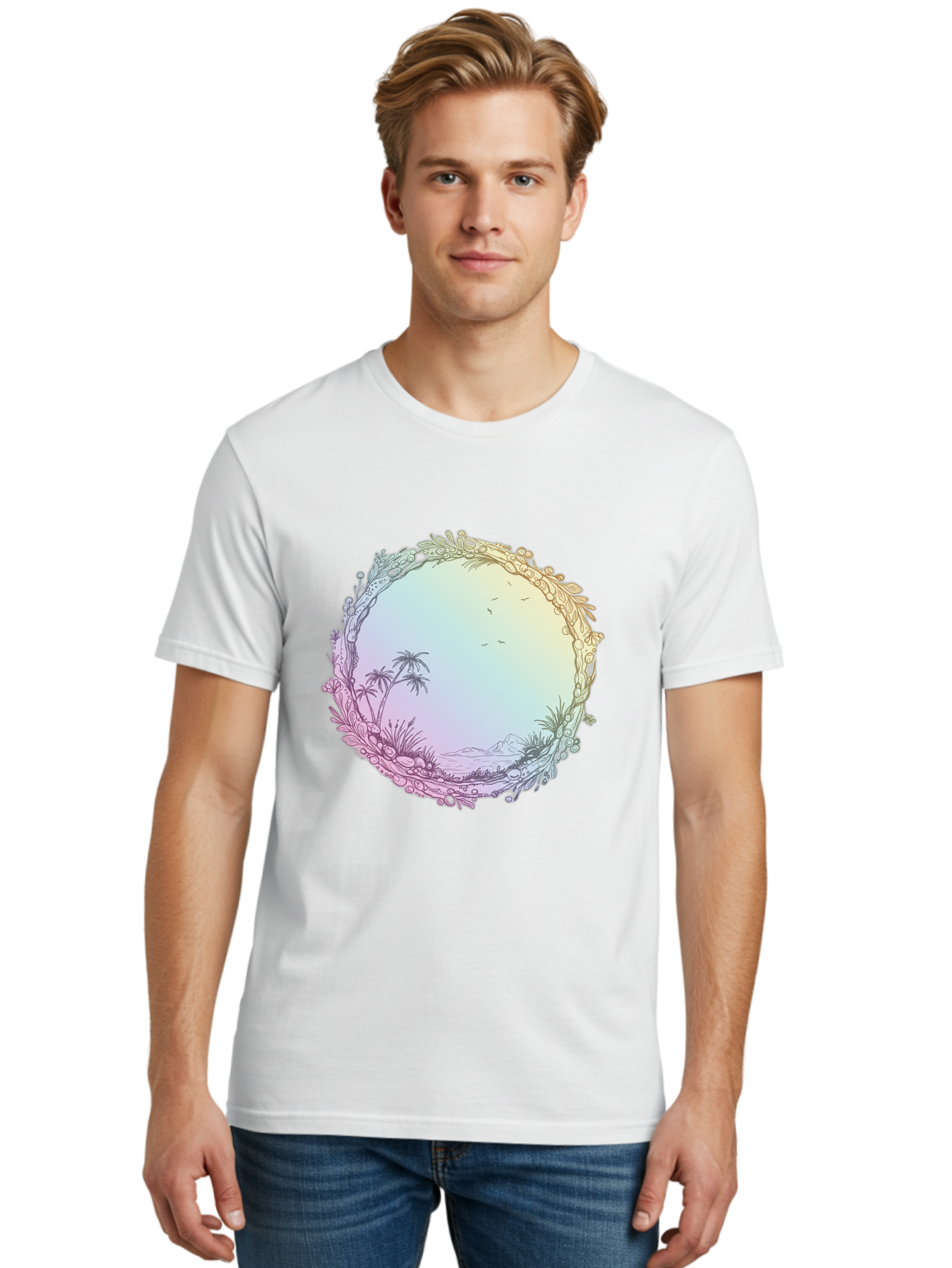 Tropical-Landscape Men'S Graphic Tee, 100% Cotton, Comfortable Casual Summer Wear, Machine Washable, Vintage Camera, Old Camera, Antique Camera, Black Camera, Classic Photography, Photography Equipment, Nostalgic Device, Film Camera, Baj280