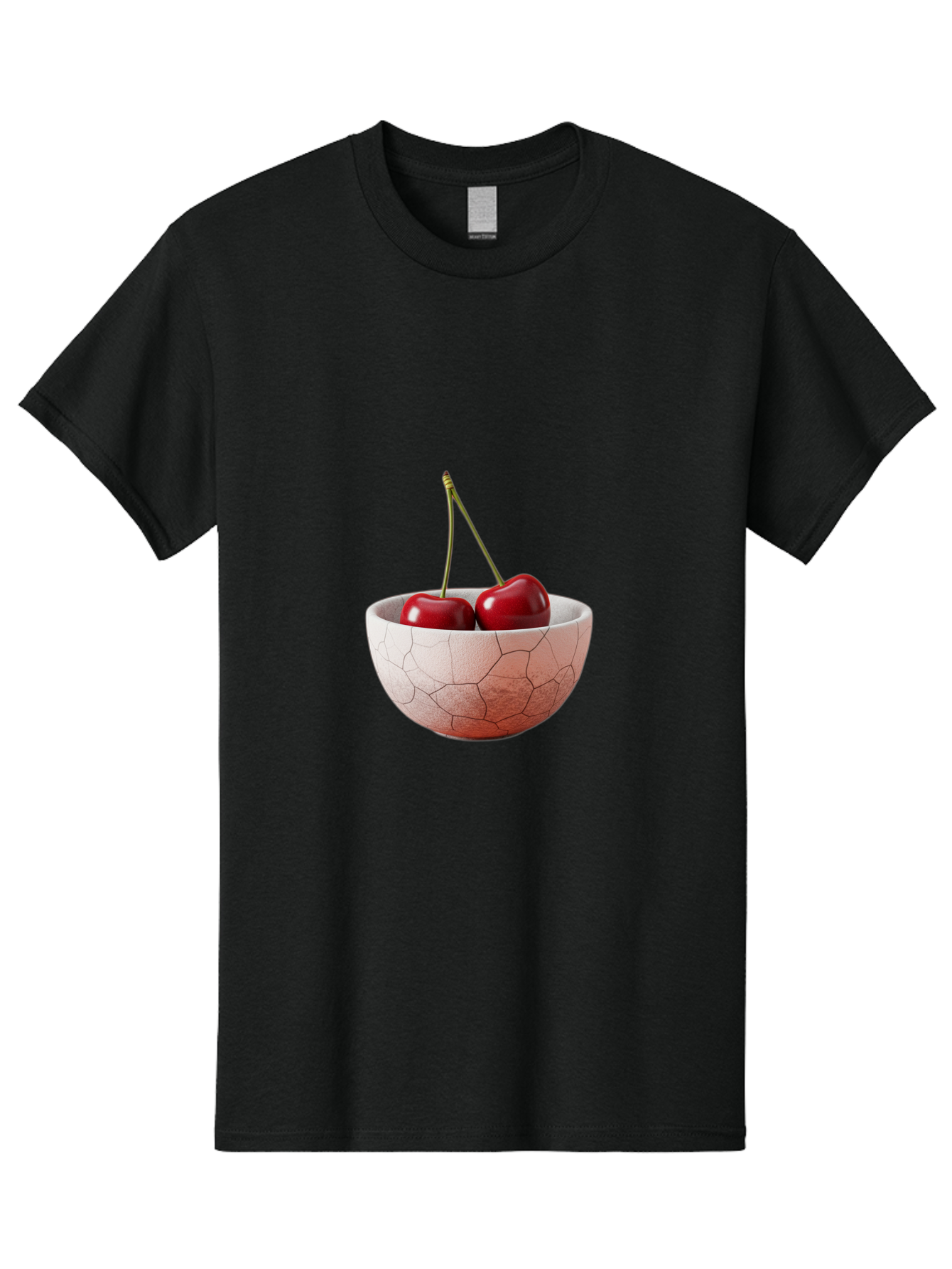 Two-Cherries-In-Cracked-Bowl Men'S Graphic Tee, 100% Cotton, Comfortable Casual Summer Wear, Machine Washable, Vintage Camera, Old Camera, Antique Camera, Black Camera, Classic Photography, Photography Equipment, Nostalgic Device, Film Camera, Baj281