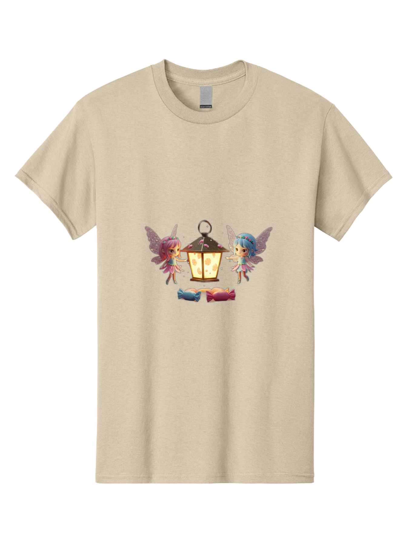 Two-Fairies-With-Lantern-1 Men'S Graphic Tee, 100% Cotton, Comfortable Casual Summer Wear, Machine Washable, Vintage Camera, Old Camera, Antique Camera, Black Camera, Classic Photography, Photography Equipment, Nostalgic Device, Film Camera, Baj283