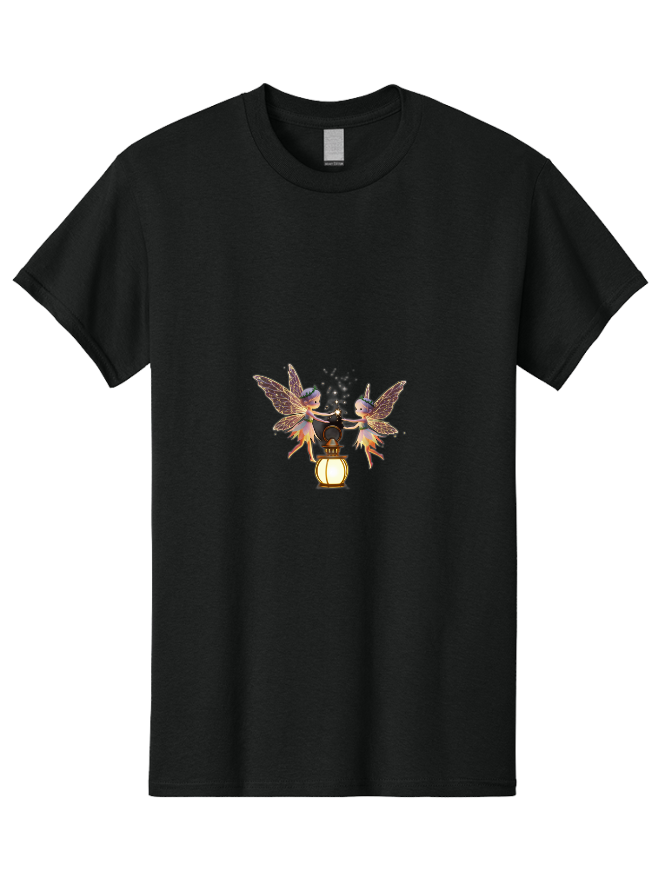 Two-Fairies-With-Lantern Men'S Graphic Tee, 100% Cotton, Comfortable Casual Summer Wear, Machine Washable, Vintage Camera, Old Camera, Antique Camera, Black Camera, Classic Photography, Photography Equipment, Nostalgic Device, Film Camera, Baj284