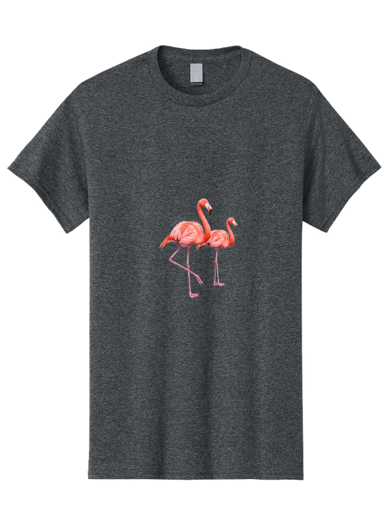 Two-Flamingos-1 Men'S Graphic Tee, 100% Cotton, Comfortable Casual Summer Wear, Machine Washable, Vintage Camera, Old Camera, Antique Camera, Black Camera, Classic Photography, Photography Equipment, Nostalgic Device, Film Camera, Camera Art Baj286