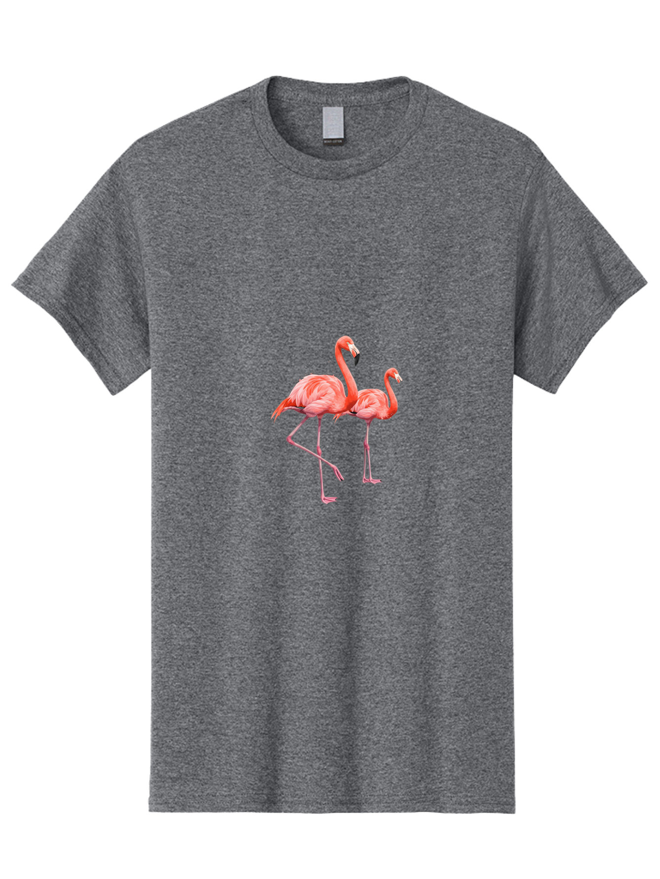 Two-Flamingos-1 Men'S Graphic Tee, 100% Cotton, Comfortable Casual Summer Wear, Machine Washable, Vintage Camera, Old Camera, Antique Camera, Black Camera, Classic Photography, Photography Equipment, Nostalgic Device, Film Camera, Camera Art Baj286