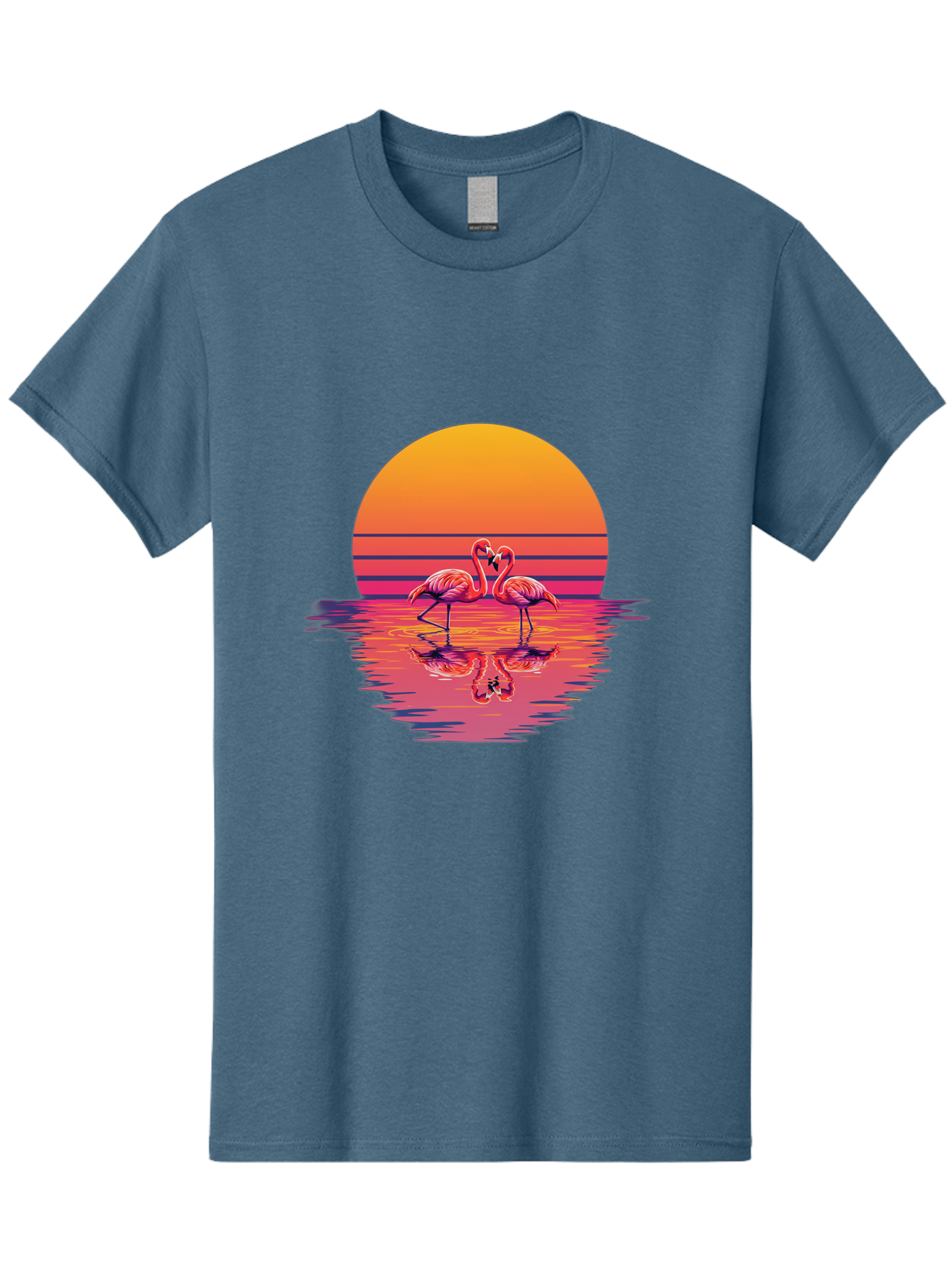 Two-Flamingos-2 Men'S Graphic Tee, 100% Cotton, Comfortable Casual Summer Wear, Machine Washable, Vintage Camera, Old Camera, Antique Camera, Black Camera, Classic Photography, Photography Equipment, Nostalgic Device, Film Camera, Camera Art Baj287