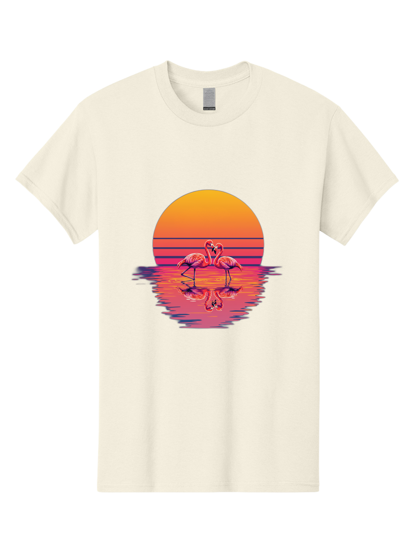 Two-Flamingos-2 Men'S Graphic Tee, 100% Cotton, Comfortable Casual Summer Wear, Machine Washable, Vintage Camera, Old Camera, Antique Camera, Black Camera, Classic Photography, Photography Equipment, Nostalgic Device, Film Camera, Camera Art Baj287