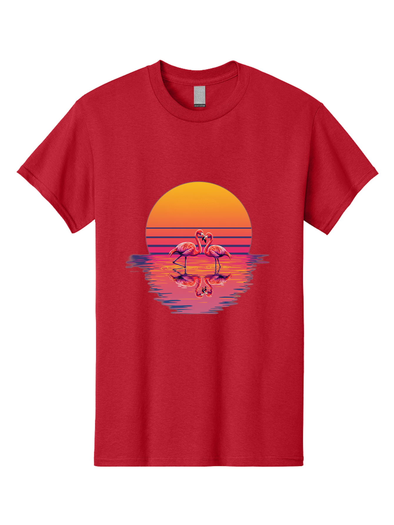 Two-Flamingos-2 Men'S Graphic Tee, 100% Cotton, Comfortable Casual Summer Wear, Machine Washable, Vintage Camera, Old Camera, Antique Camera, Black Camera, Classic Photography, Photography Equipment, Nostalgic Device, Film Camera, Camera Art Baj287