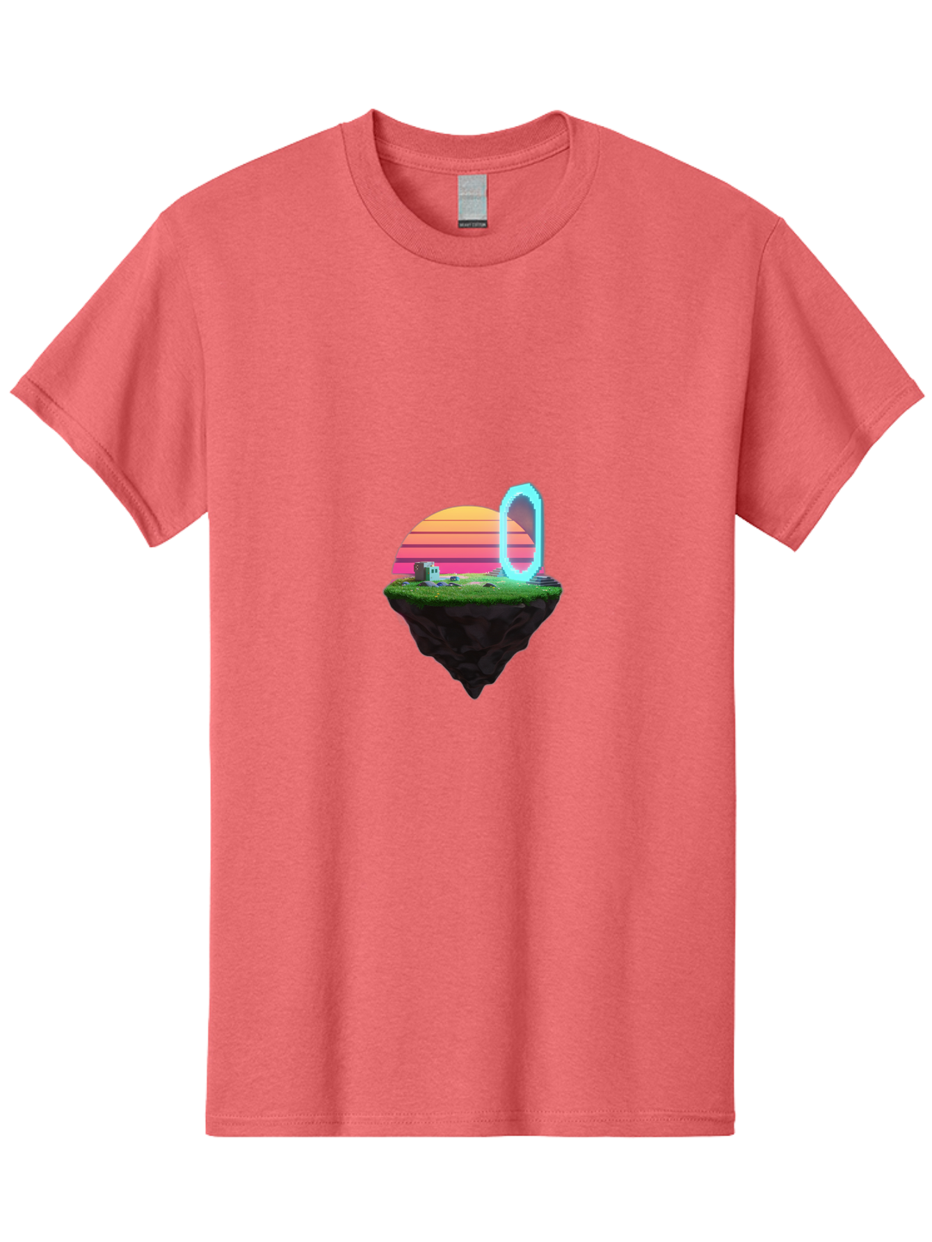 Vaporwave-Island Men'S Graphic Tee, 100% Cotton, Comfortable Casual Summer Wear, Machine Washable, Vintage Camera, Old Camera, Antique Camera, Black Camera, Classic Photography, Photography Equipment, Nostalgic Device, Film Camera, Camera Art Baj291