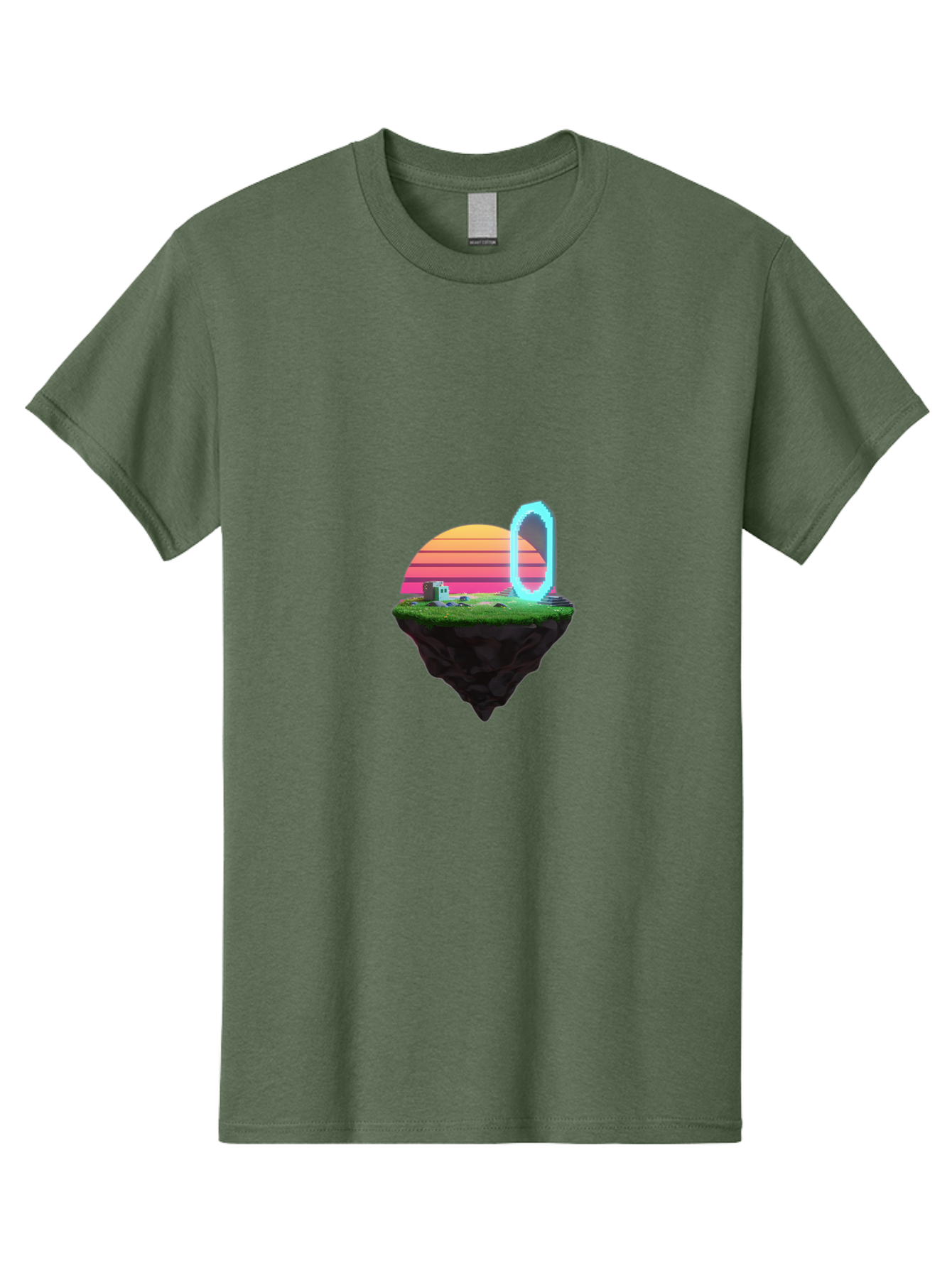 Vaporwave-Island Men'S Graphic Tee, 100% Cotton, Comfortable Casual Summer Wear, Machine Washable, Vintage Camera, Old Camera, Antique Camera, Black Camera, Classic Photography, Photography Equipment, Nostalgic Device, Film Camera, Camera Art Baj291