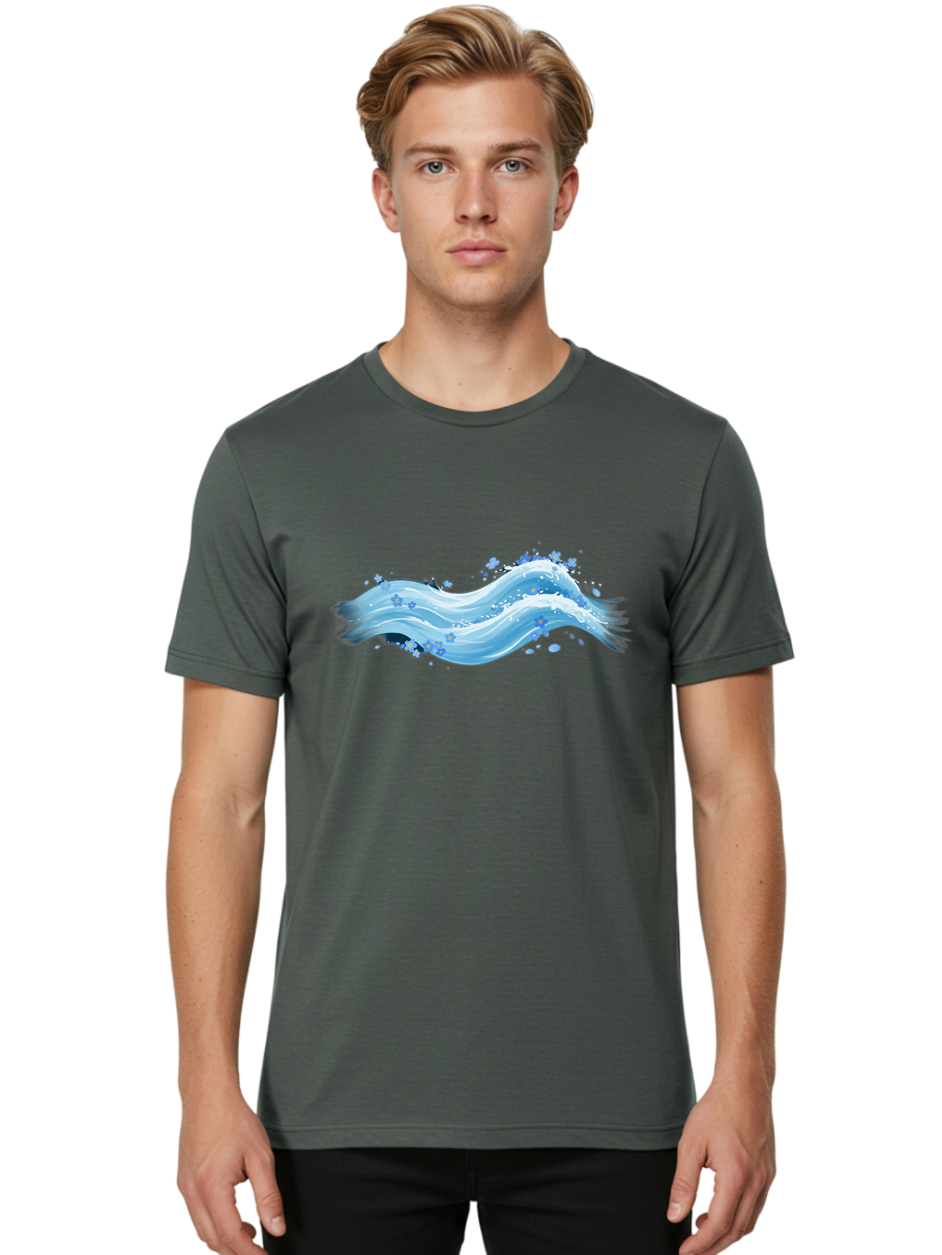 Water-Splash Men'S Graphic Tee, 100% Cotton, Comfortable Casual Summer Wear, Machine Washable, Vintage Camera, Old Camera, Antique Camera, Black Camera, Classic Photography, Photography Equipment, Nostalgic Device, Film Camera, Camera Art Baj292