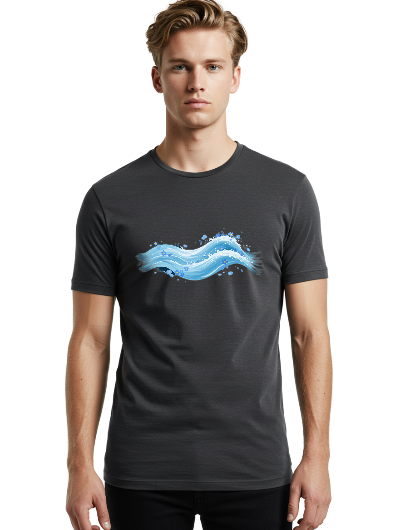 Water-Splash Men'S Graphic Tee, 100% Cotton, Comfortable Casual Summer Wear, Machine Washable, Vintage Camera, Old Camera, Antique Camera, Black Camera, Classic Photography, Photography Equipment, Nostalgic Device, Film Camera, Camera Art Baj292