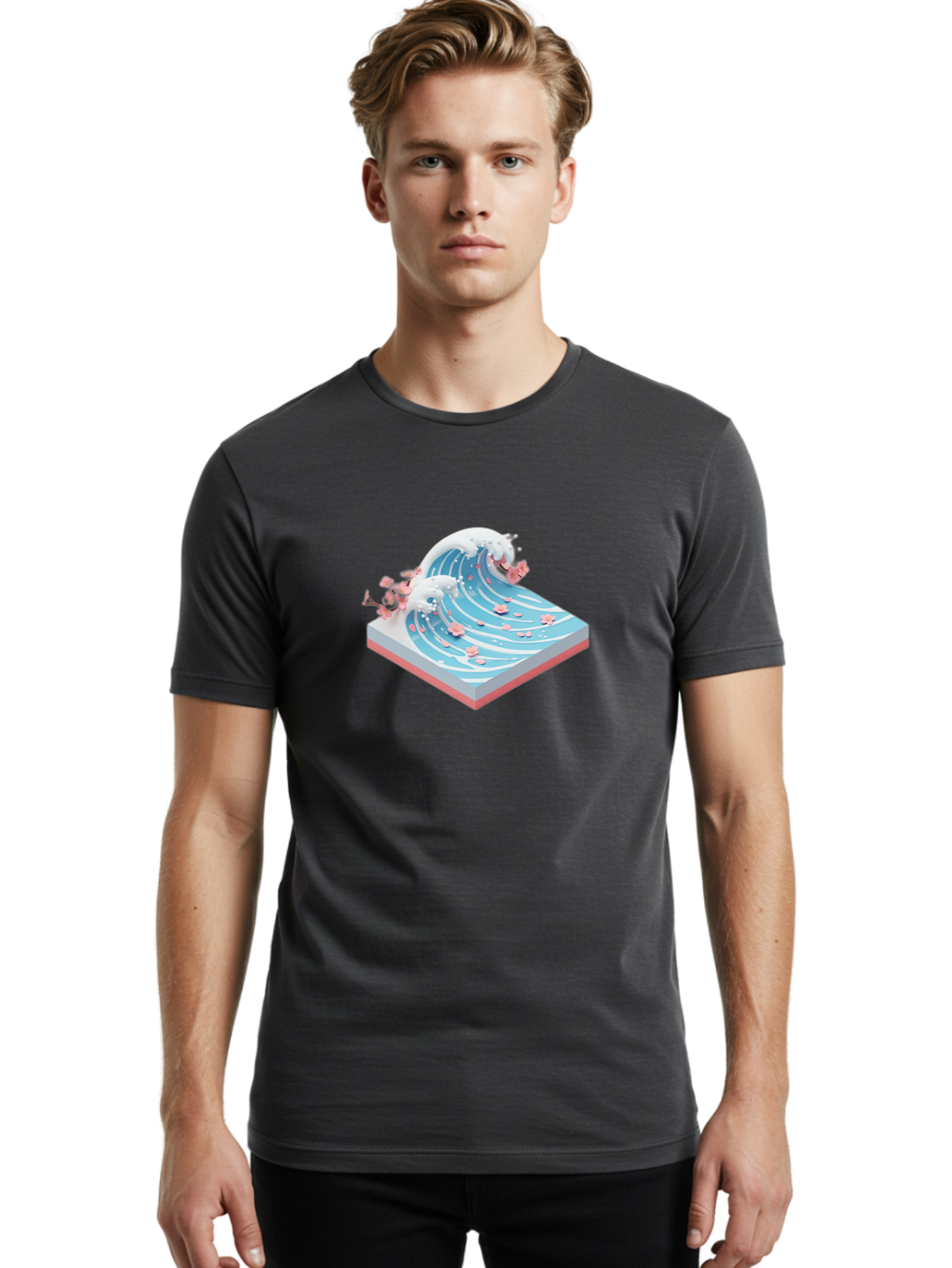 Wave-With-Butterflies Men'S Graphic Tee, 100% Cotton, Comfortable Casual Summer Wear, Machine Washable, Vintage Camera, Old Camera, Antique Camera, Black Camera, Classic Photography, Photography Equipment, Nostalgic Device, Film Camera, Baj295