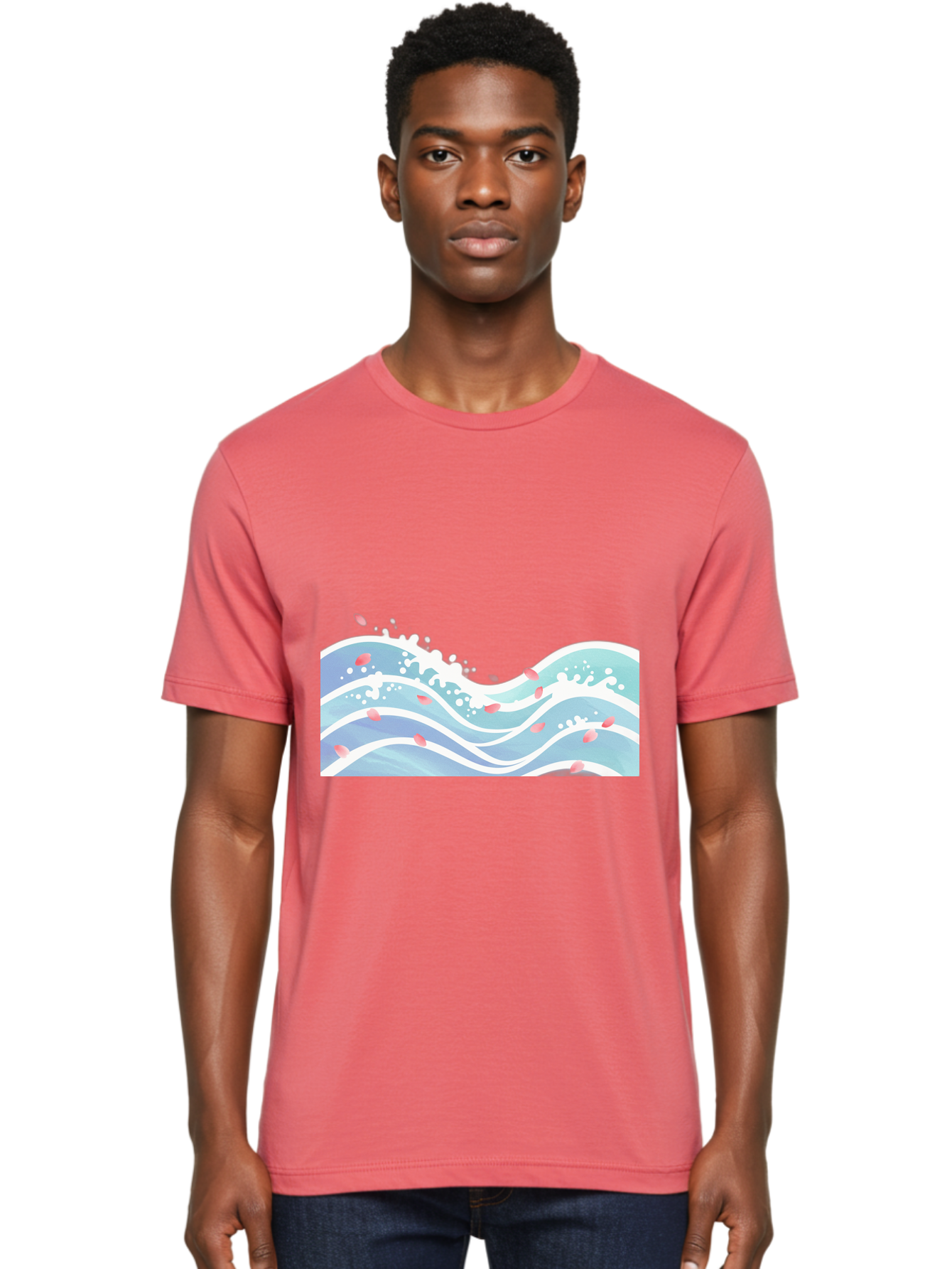 Waves-And-Petals Men'S Graphic Tee, 100% Cotton, Comfortable Casual Summer Wear, Machine Washable, Vintage Camera, Old Camera, Antique Camera, Black Camera, Classic Photography, Photography Equipment, Nostalgic Device, Film Camera, Camera Art Baj297