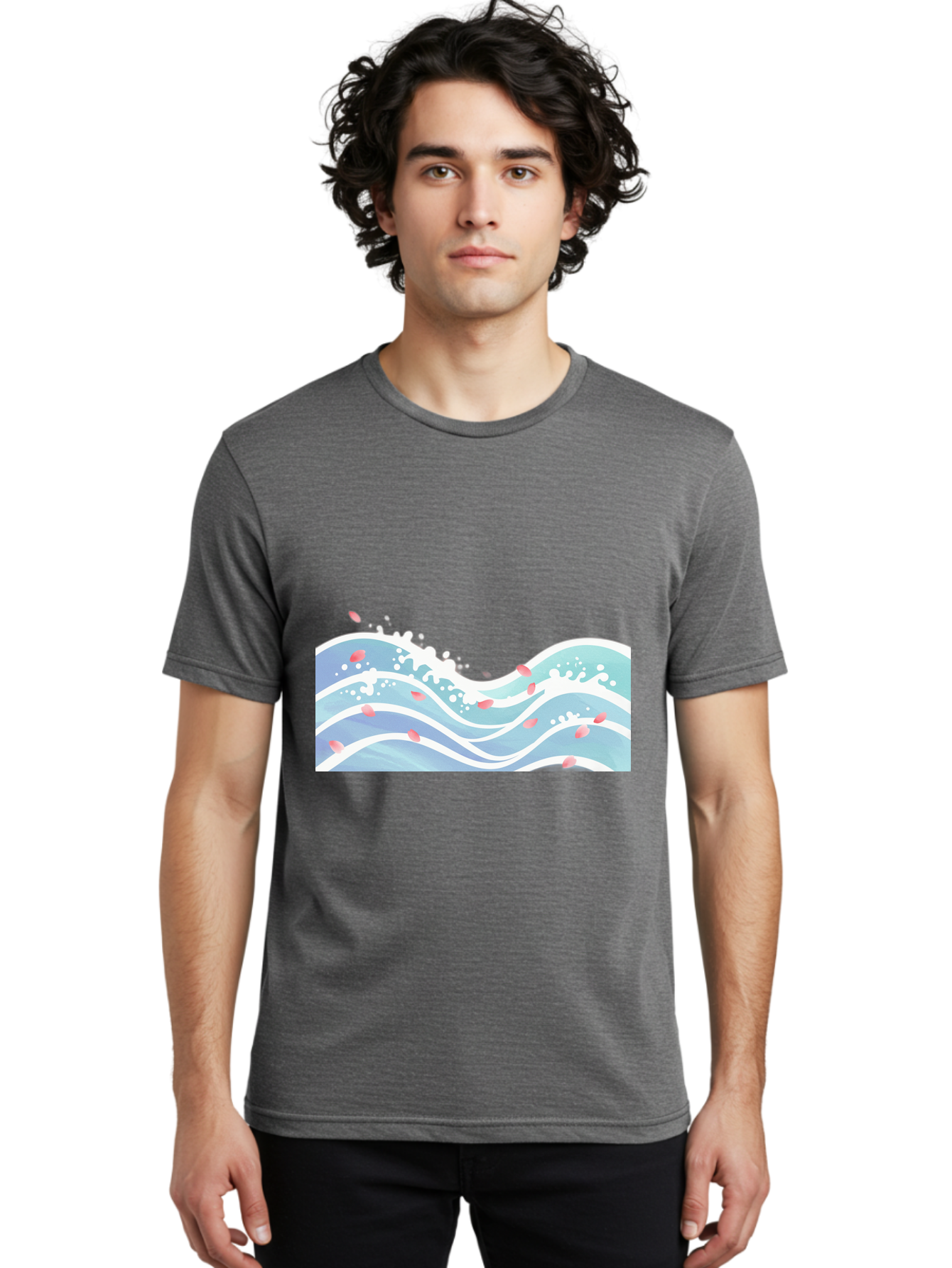 Waves-And-Petals Men'S Graphic Tee, 100% Cotton, Comfortable Casual Summer Wear, Machine Washable, Vintage Camera, Old Camera, Antique Camera, Black Camera, Classic Photography, Photography Equipment, Nostalgic Device, Film Camera, Camera Art Baj297