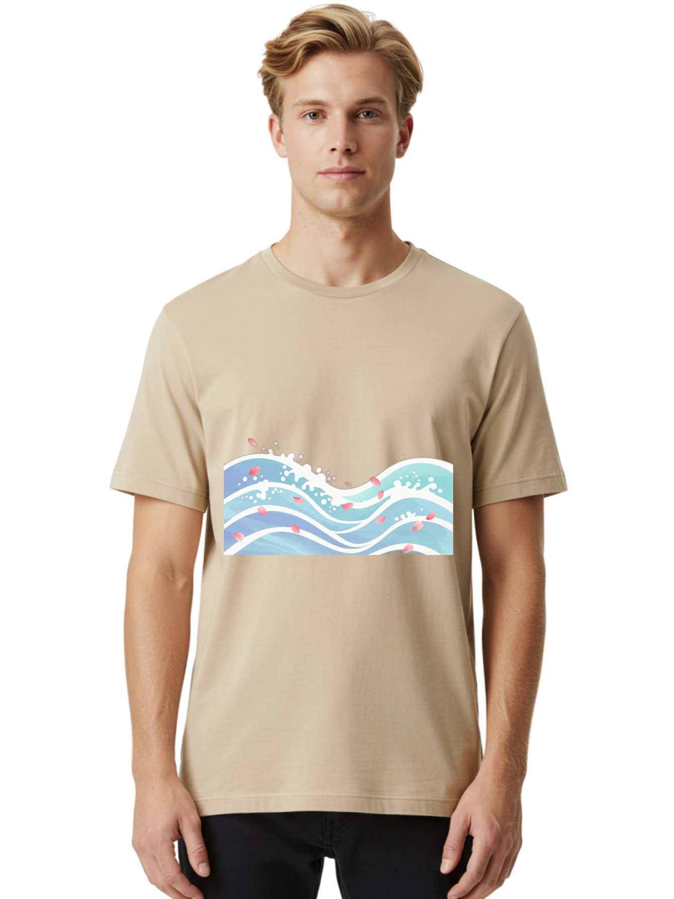 Waves-And-Petals Men'S Graphic Tee, 100% Cotton, Comfortable Casual Summer Wear, Machine Washable, Vintage Camera, Old Camera, Antique Camera, Black Camera, Classic Photography, Photography Equipment, Nostalgic Device, Film Camera, Camera Art Baj297
