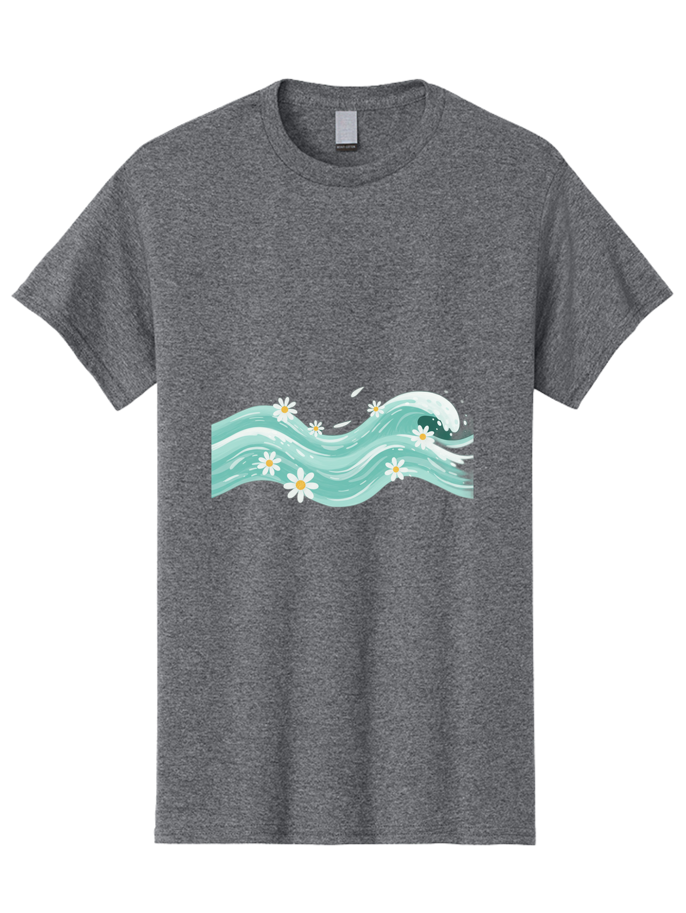 Waves-With-Daisies Men'S Graphic Tee, 100% Cotton, Comfortable Casual Summer Wear, Machine Washable, Vintage Camera, Old Camera, Antique Camera, Black Camera, Classic Photography, Photography Equipment, Nostalgic Device, Film Camera, Baj298