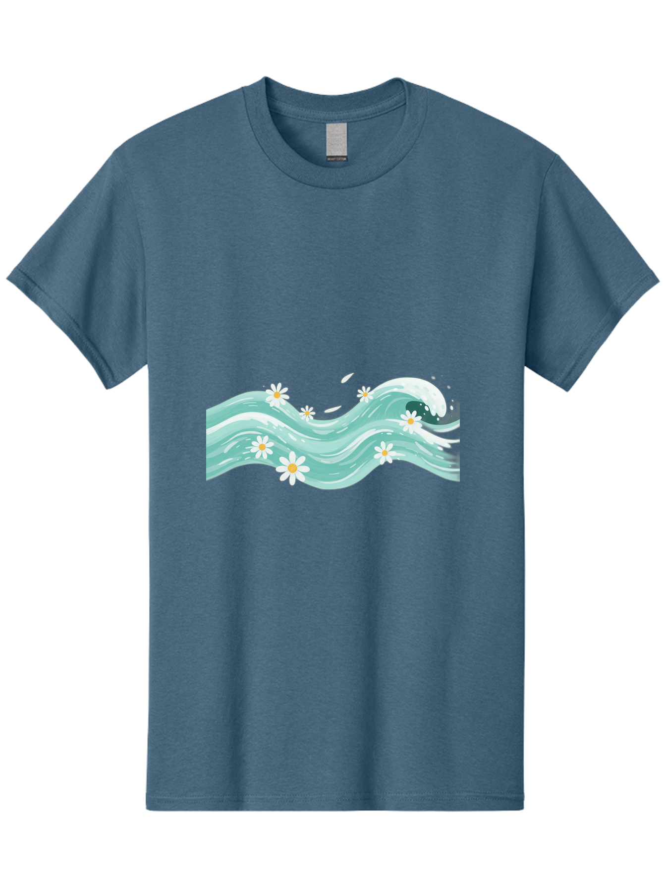 Waves-With-Daisies Men'S Graphic Tee, 100% Cotton, Comfortable Casual Summer Wear, Machine Washable, Vintage Camera, Old Camera, Antique Camera, Black Camera, Classic Photography, Photography Equipment, Nostalgic Device, Film Camera, Baj298