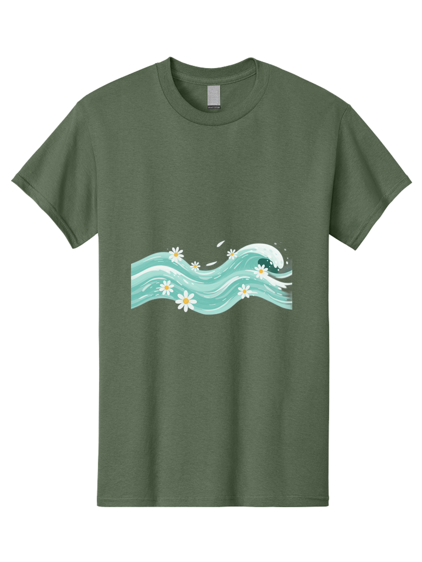 Waves-With-Daisies Men'S Graphic Tee, 100% Cotton, Comfortable Casual Summer Wear, Machine Washable, Vintage Camera, Old Camera, Antique Camera, Black Camera, Classic Photography, Photography Equipment, Nostalgic Device, Film Camera, Baj298
