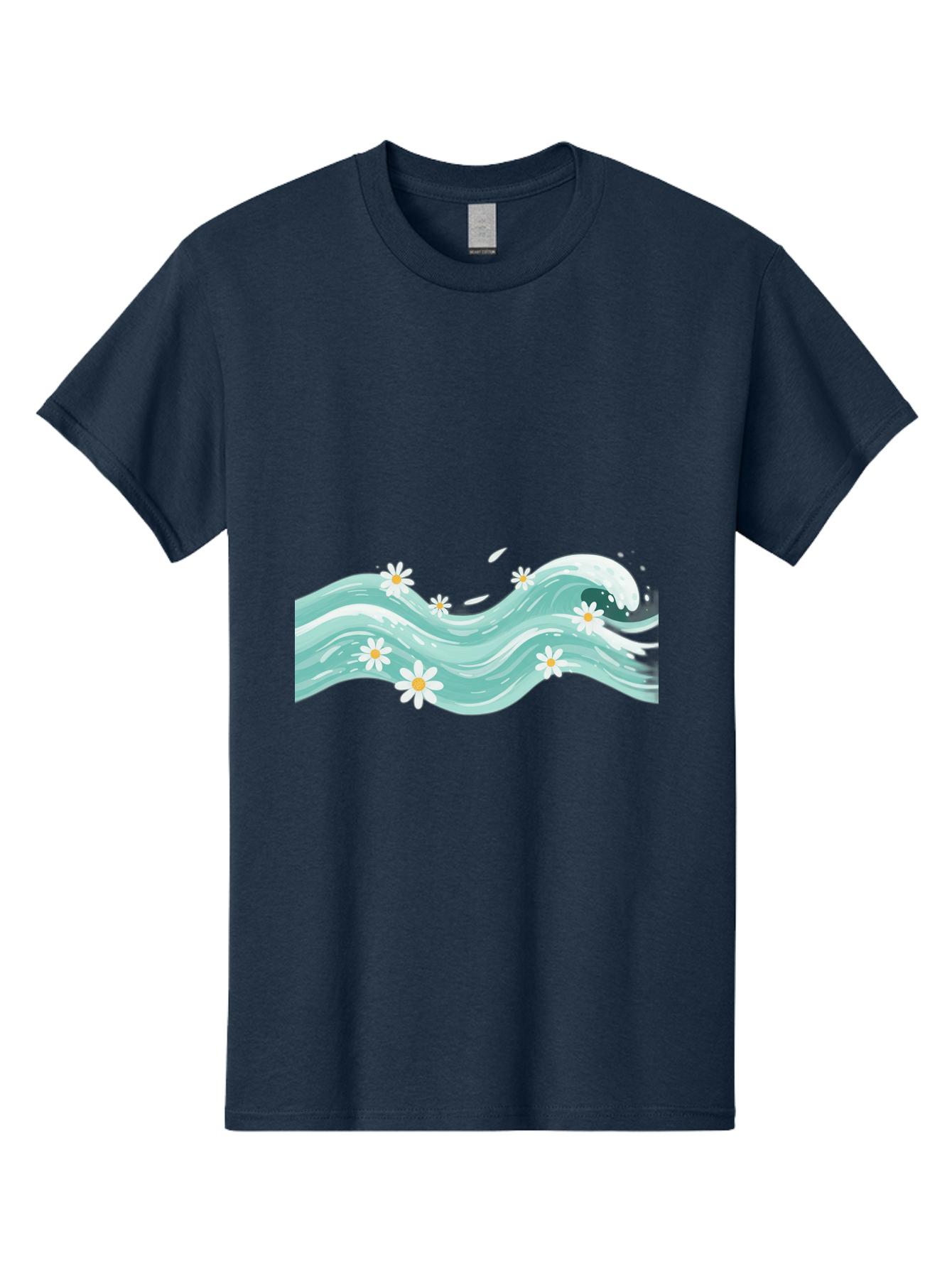 Waves-With-Daisies Men'S Graphic Tee, 100% Cotton, Comfortable Casual Summer Wear, Machine Washable, Vintage Camera, Old Camera, Antique Camera, Black Camera, Classic Photography, Photography Equipment, Nostalgic Device, Film Camera, Baj298