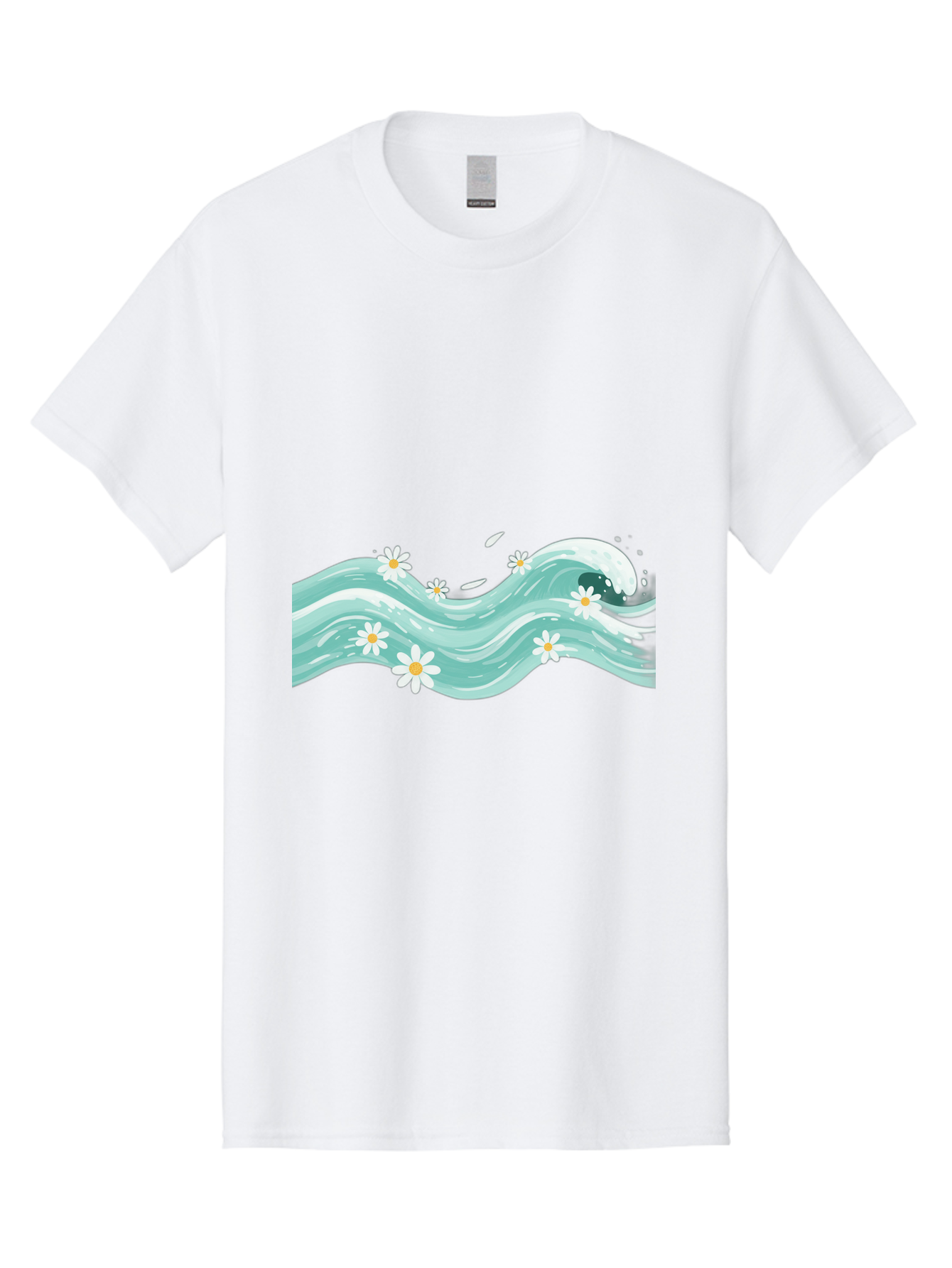 Waves-With-Daisies Men'S Graphic Tee, 100% Cotton, Comfortable Casual Summer Wear, Machine Washable, Vintage Camera, Old Camera, Antique Camera, Black Camera, Classic Photography, Photography Equipment, Nostalgic Device, Film Camera, Baj298