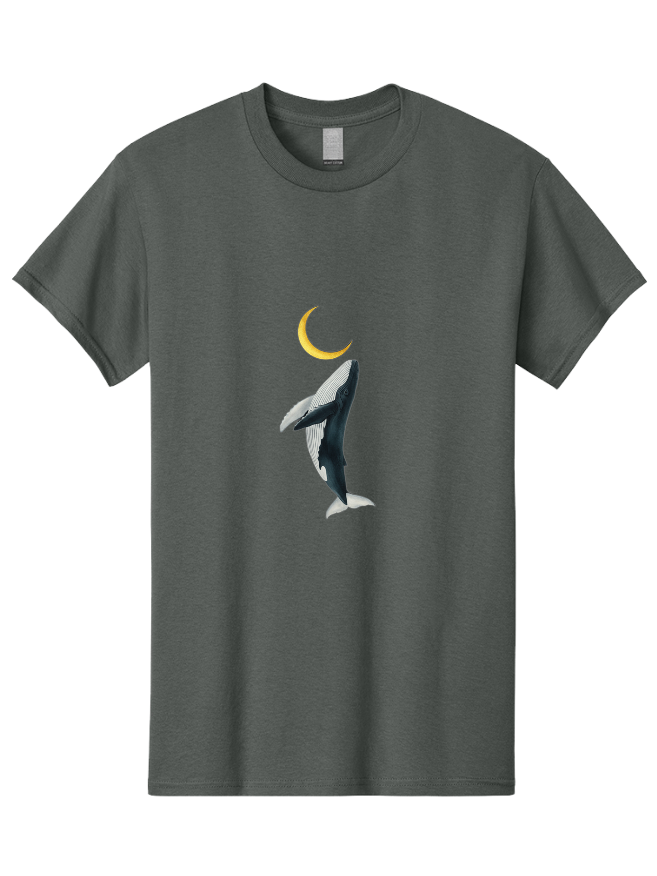 Whale-And-Crescent-Moon Men'S Graphic Tee, 100% Cotton, Comfortable Casual Summer Wear, Machine Washable, Vintage Camera, Old Camera, Antique Camera, Black Camera, Classic Photography, Photography Equipment, Nostalgic Device, Film Camera, Baj300