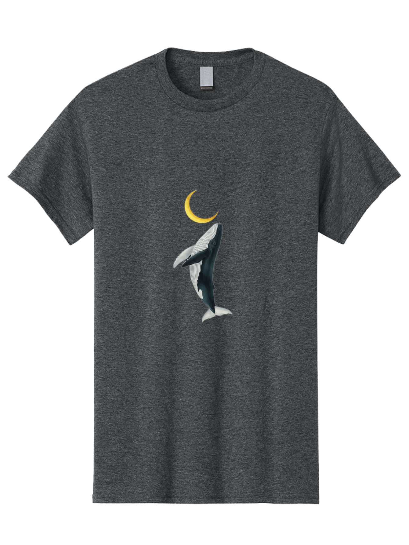 Whale-And-Crescent-Moon Men'S Graphic Tee, 100% Cotton, Comfortable Casual Summer Wear, Machine Washable, Vintage Camera, Old Camera, Antique Camera, Black Camera, Classic Photography, Photography Equipment, Nostalgic Device, Film Camera, Baj300